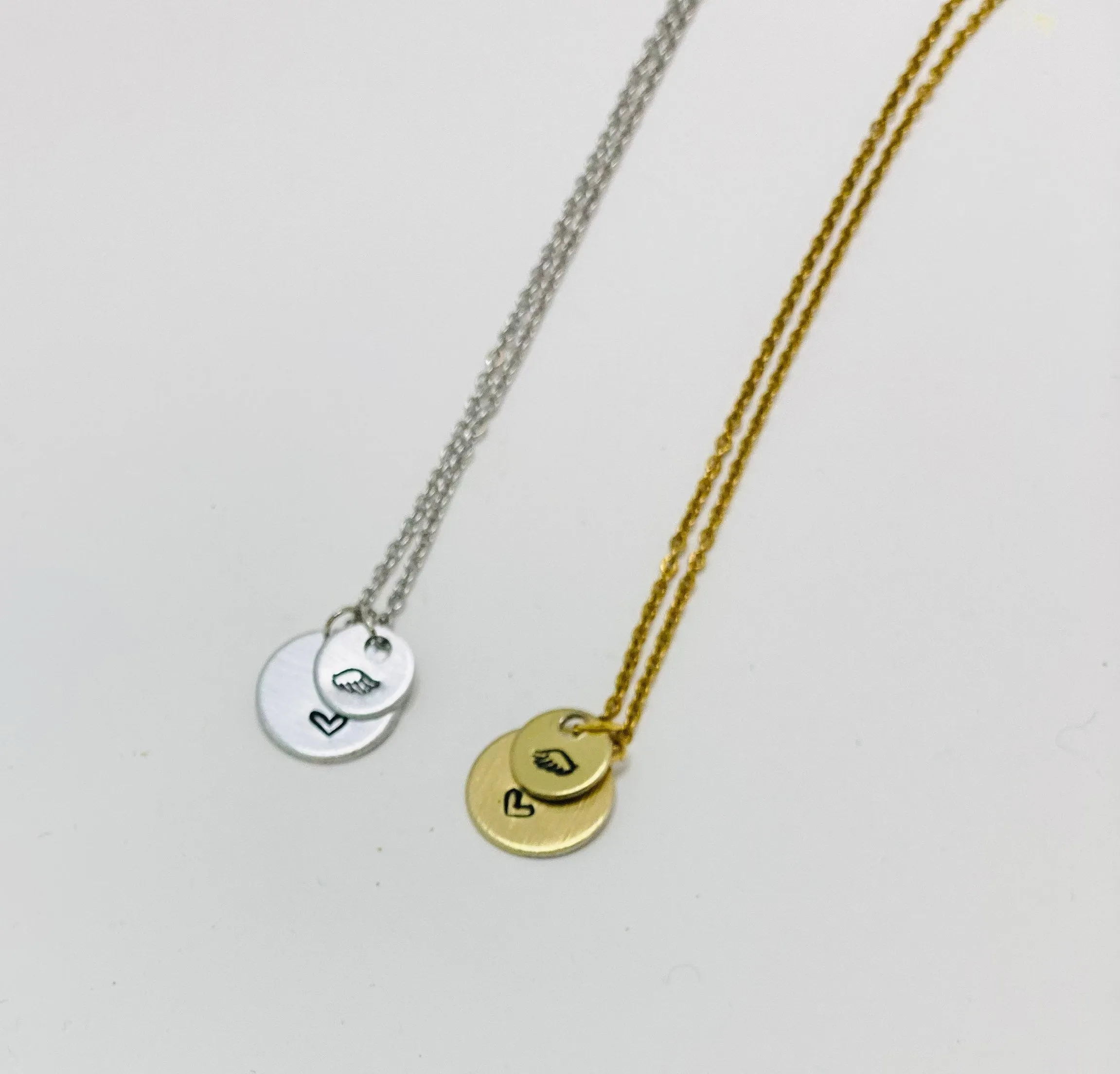 Angel Wing Necklace, Infant Loss Necklace, Miscarriage Gift, Miscarriage Gift Necklace, Sympathy Gift, Grief Gift, Memorial Gift, Loss