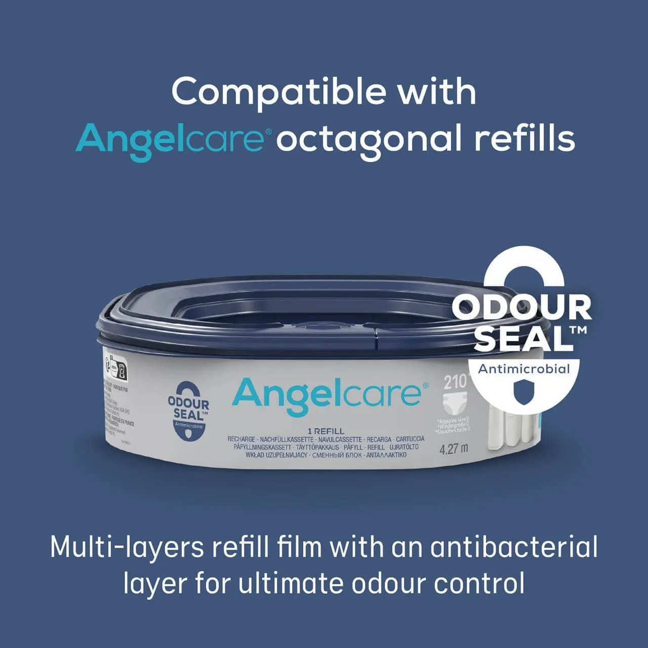 Angelcare Classic XL Nappy Bin (Starter Set)