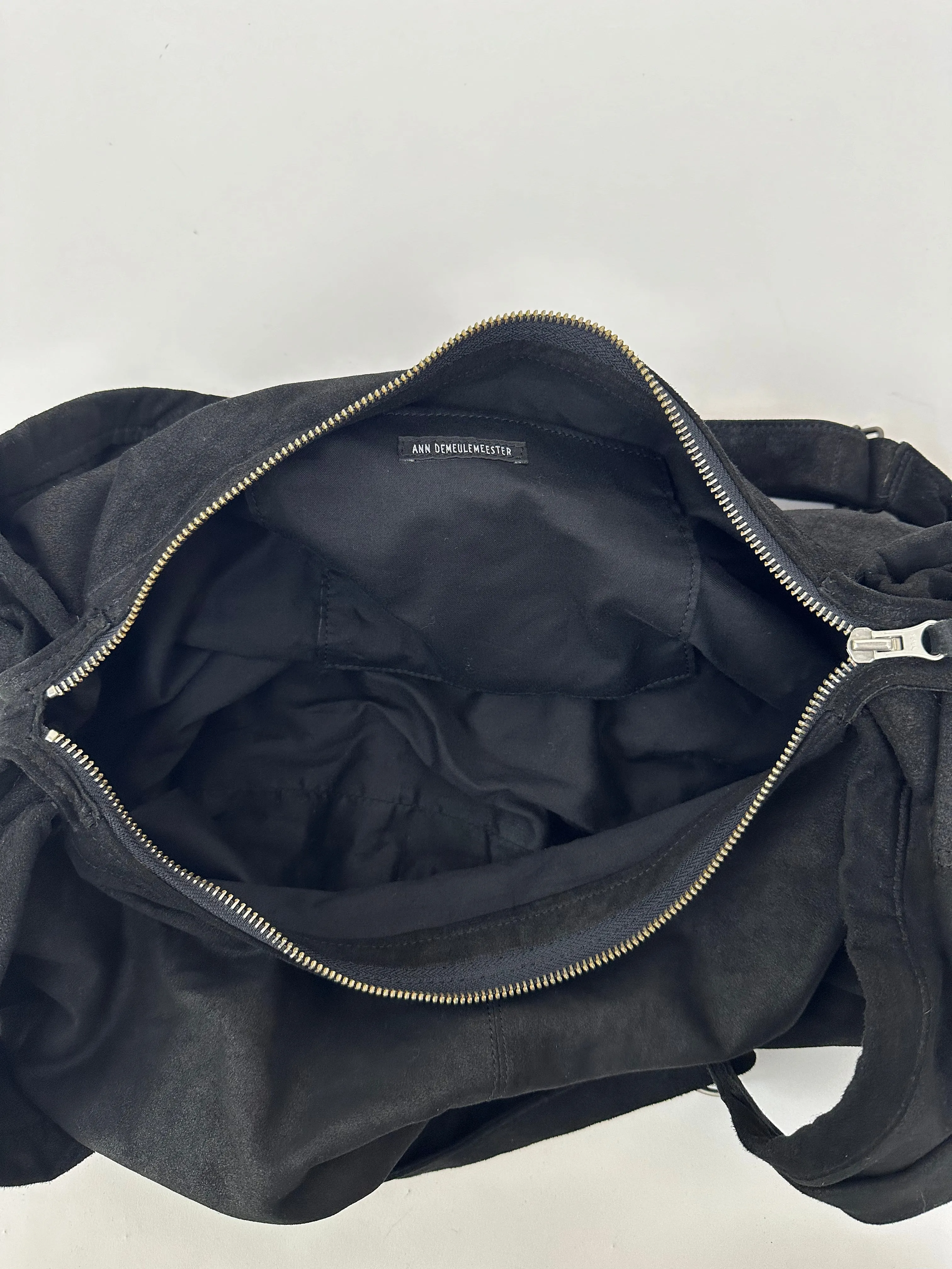 Ann Demeulemeester Suede Convertible Bag