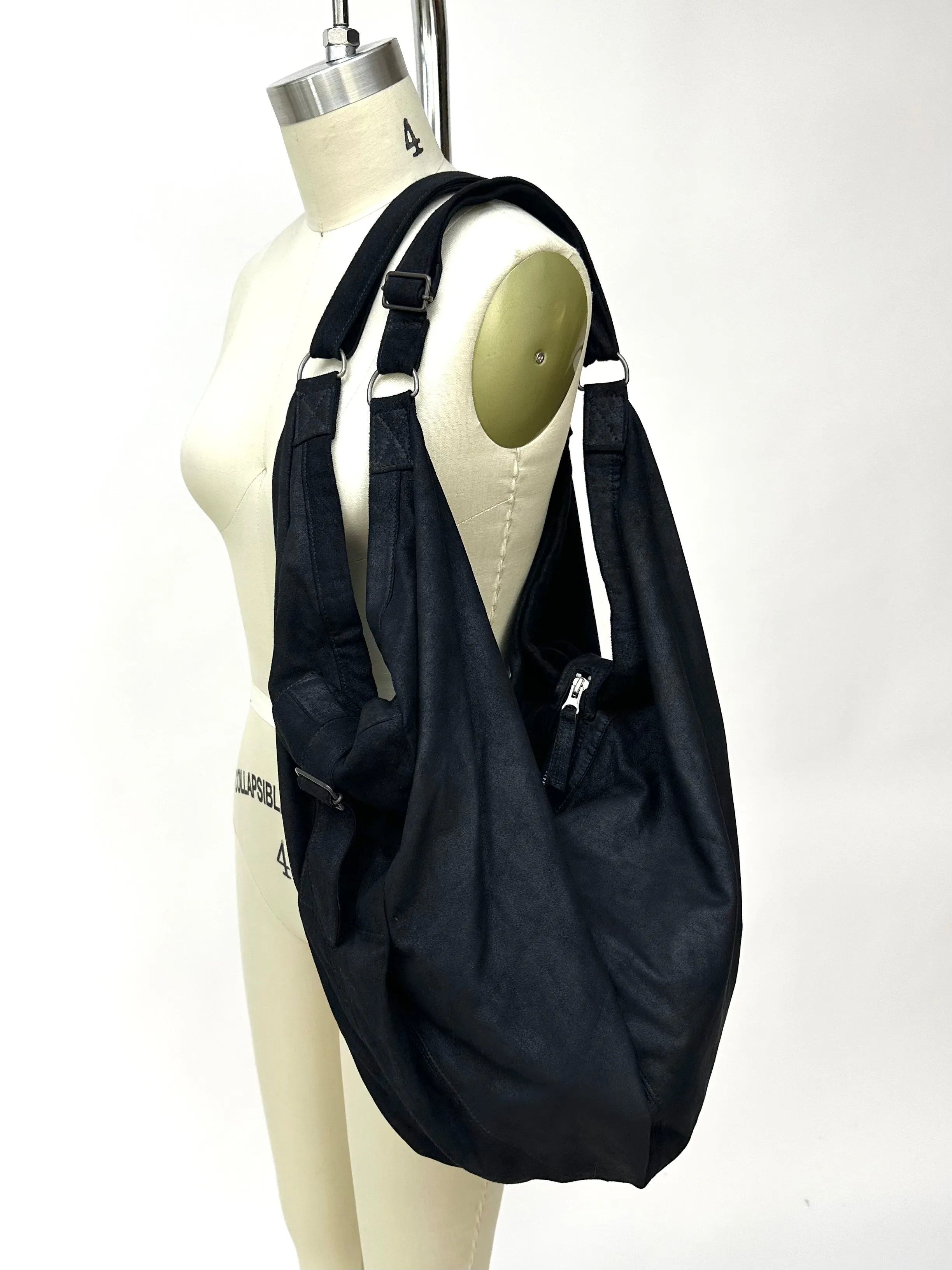 Ann Demeulemeester Suede Convertible Bag