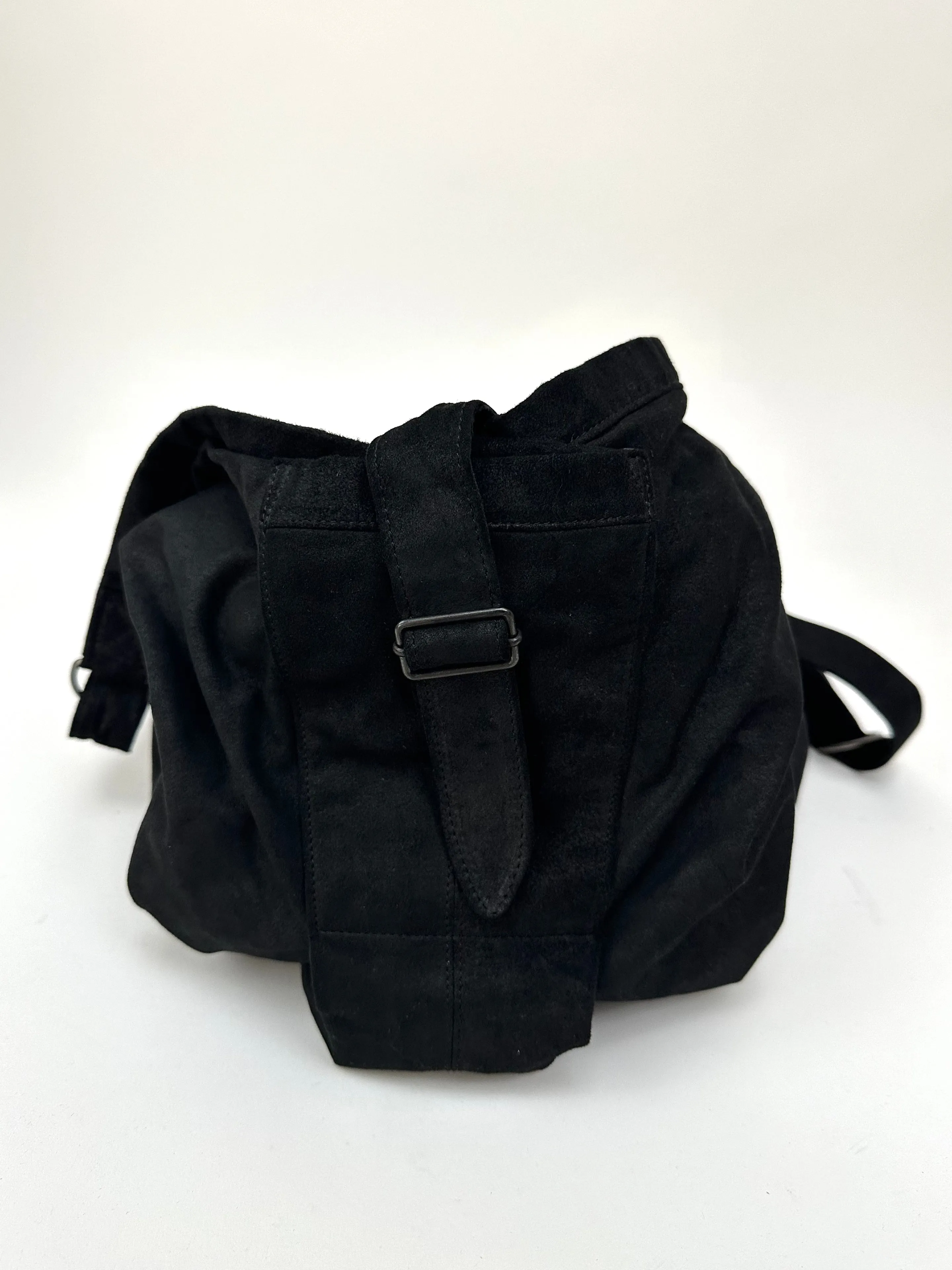 Ann Demeulemeester Suede Convertible Bag