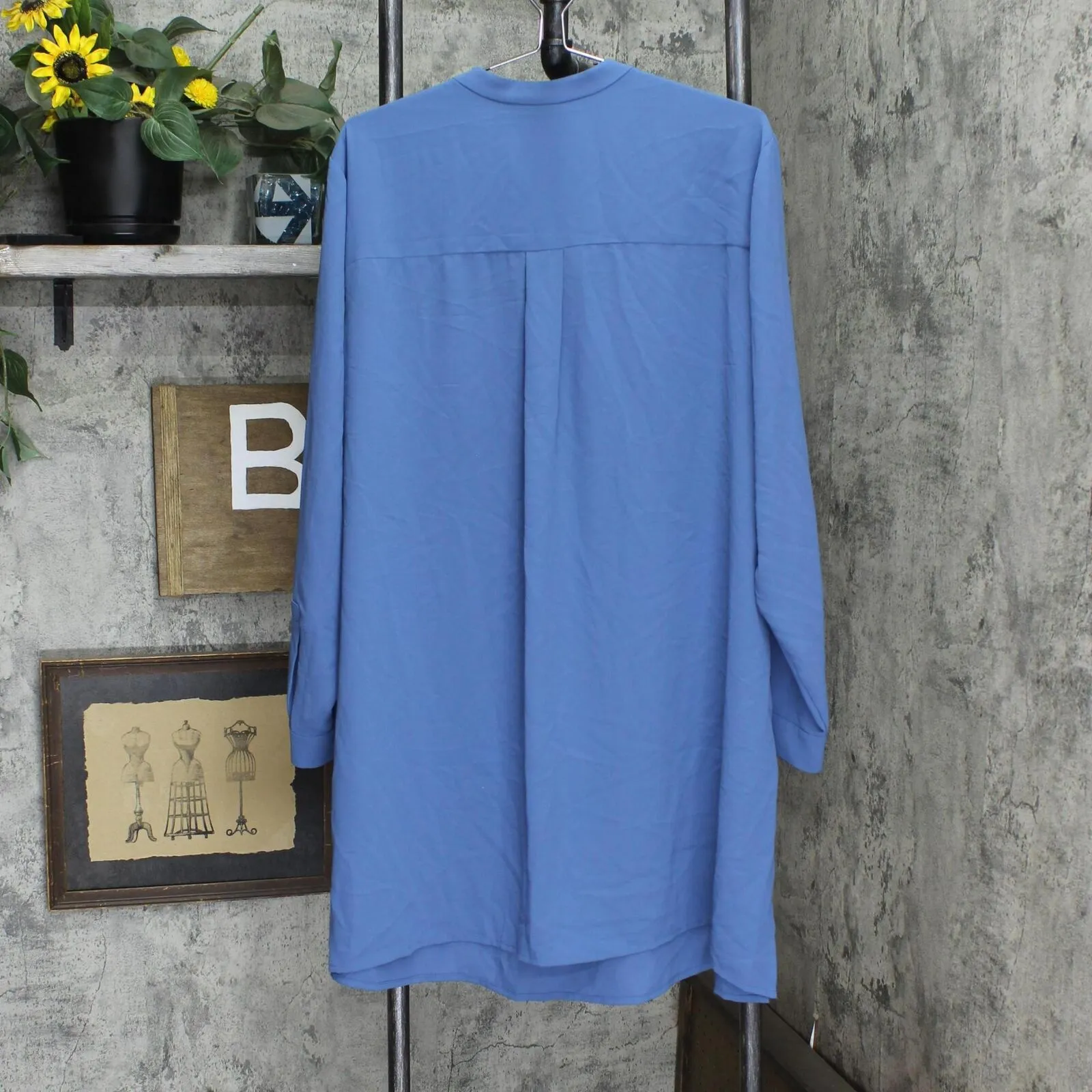 Anne Klein Plus Size Longer Length Nehru Tunic 10806222