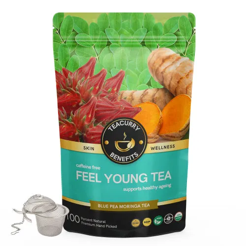 Anti Ageing Tea - Helps in Wrinkles, Ageing Lines and Premature Ageing - Feel Young Tea