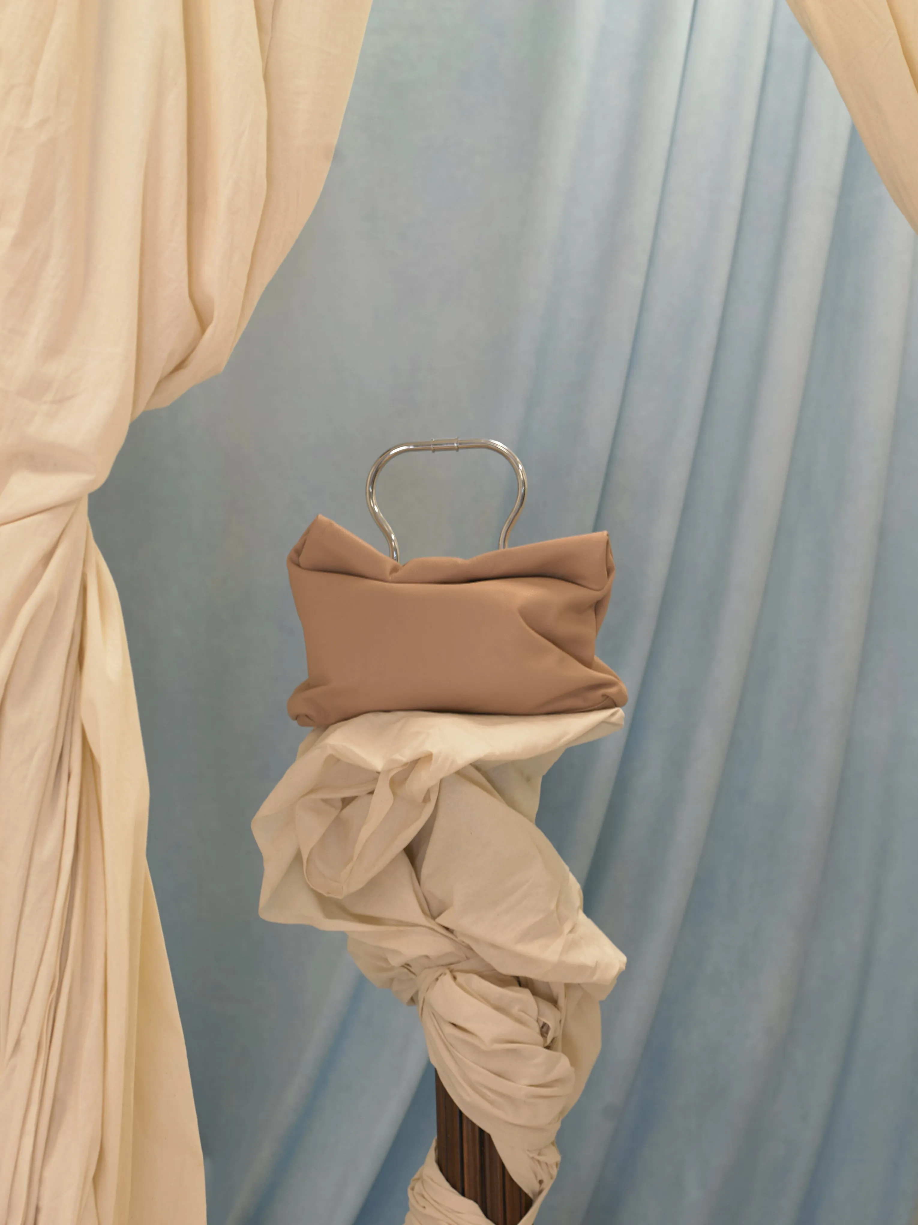 Artisanal Cloud Pouch Clutch - Desert