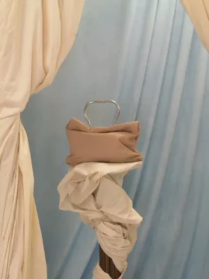 Artisanal Cloud Pouch Clutch - Desert
