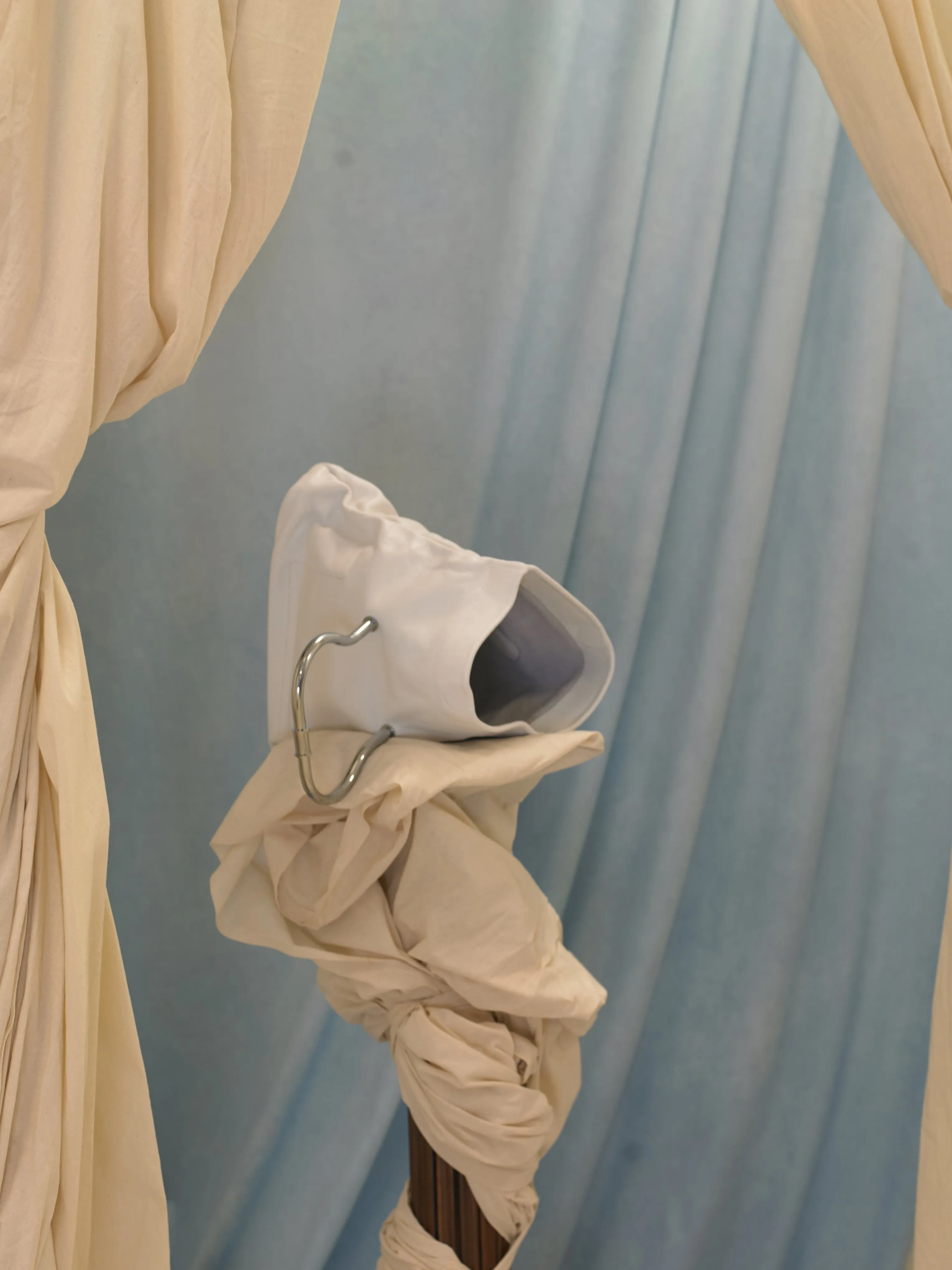 Artisanal Cloud Pouch Clutch - Ivory