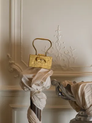 Artisanal Gaia Clutch - 24K Gold Plate