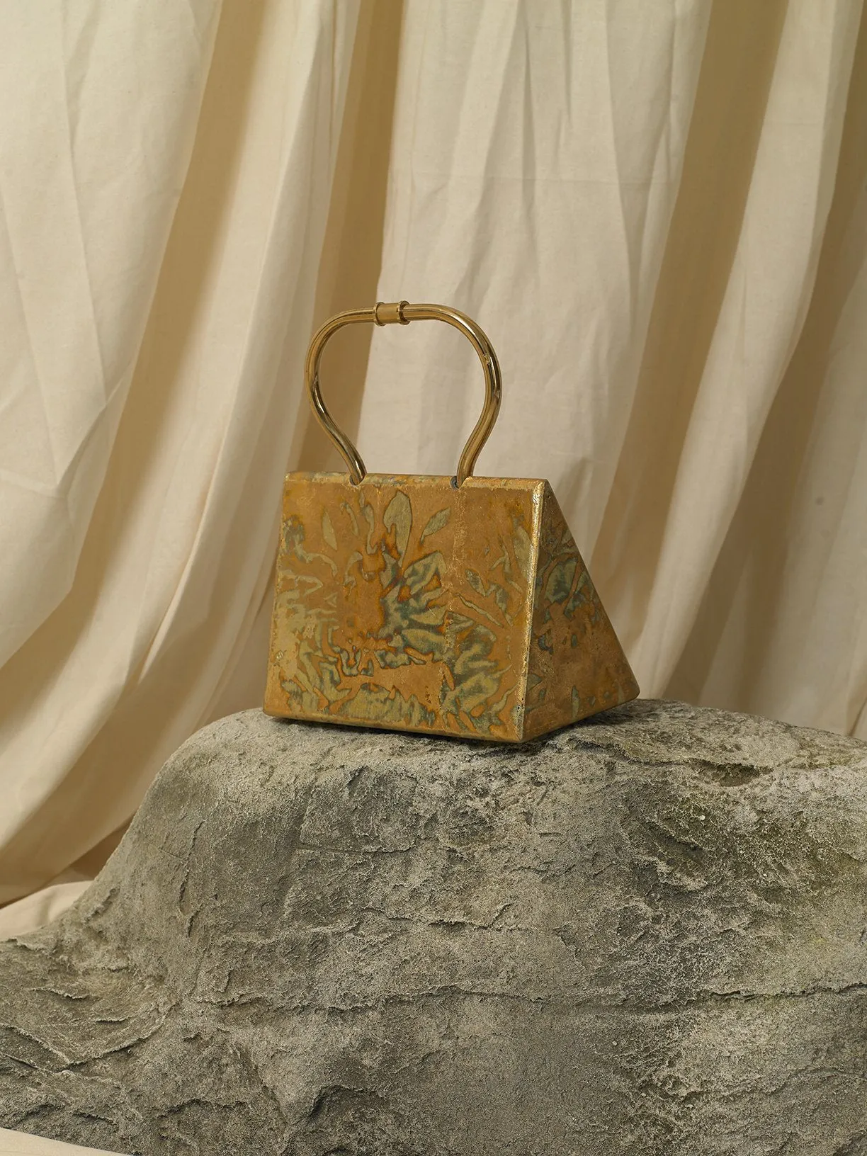 Artisanal Selene Clutch - Tarnished Sun
