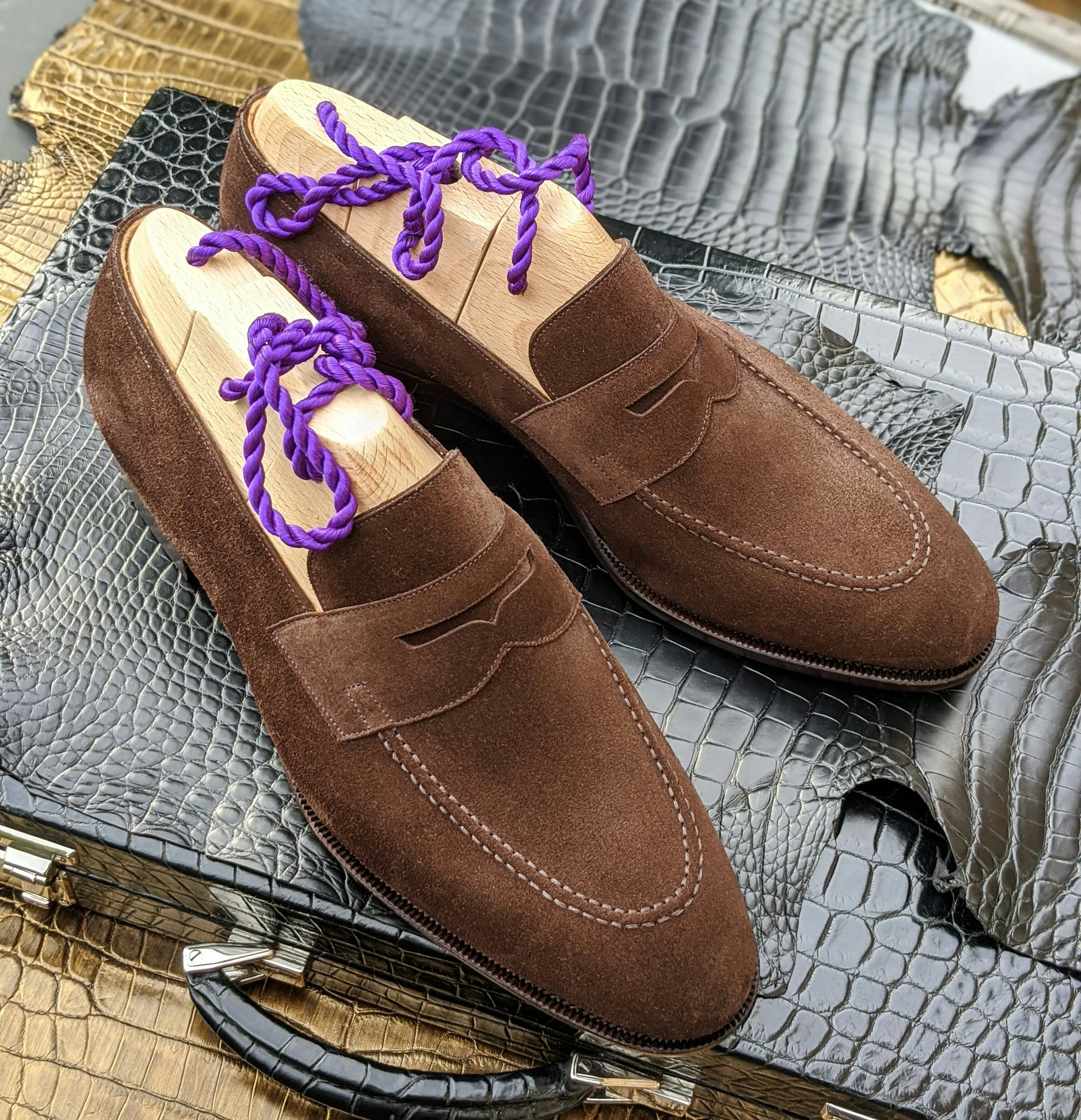 Ascot Sinatra - Brown Suede