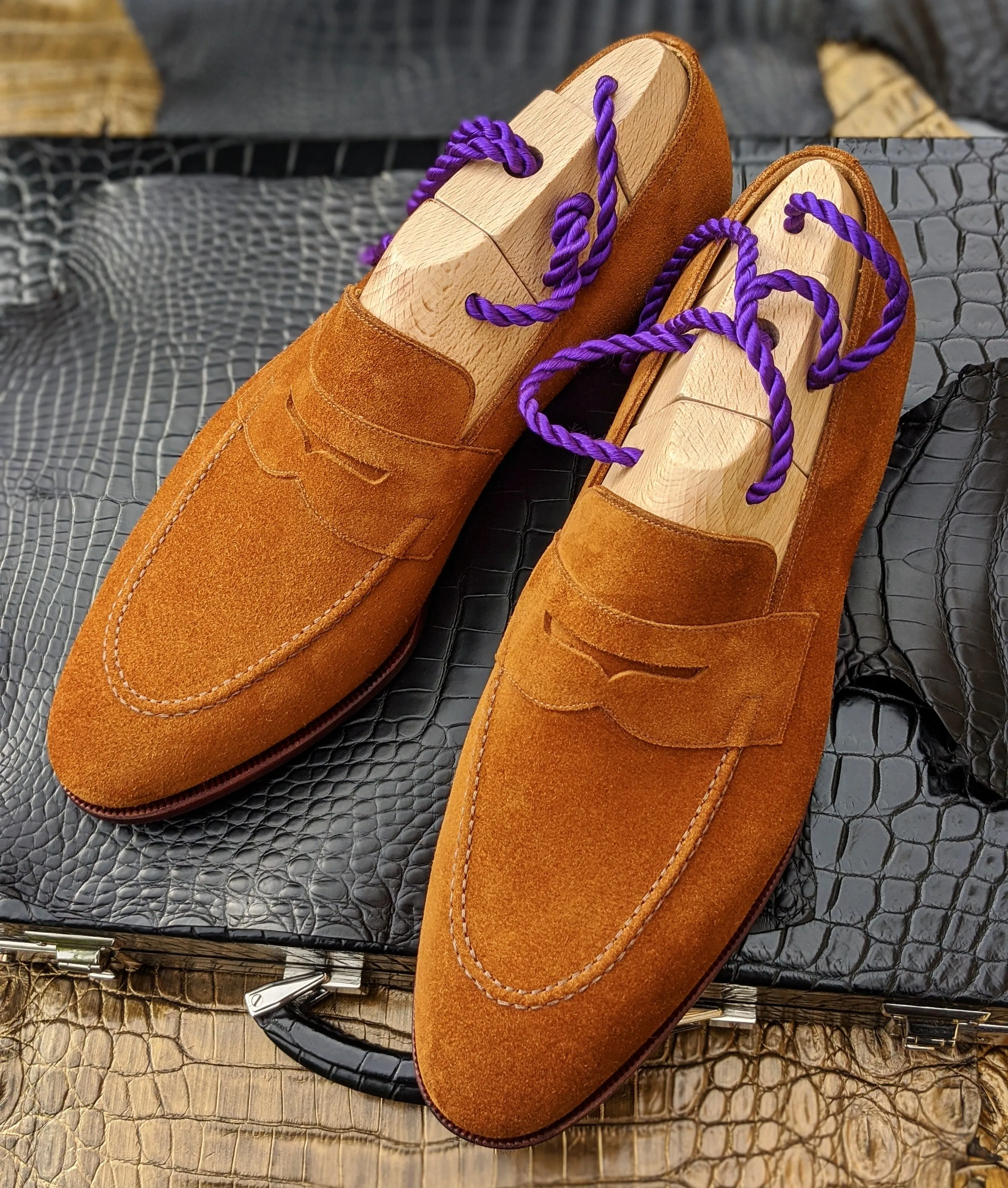 Ascot Sinatra - Camel Suede