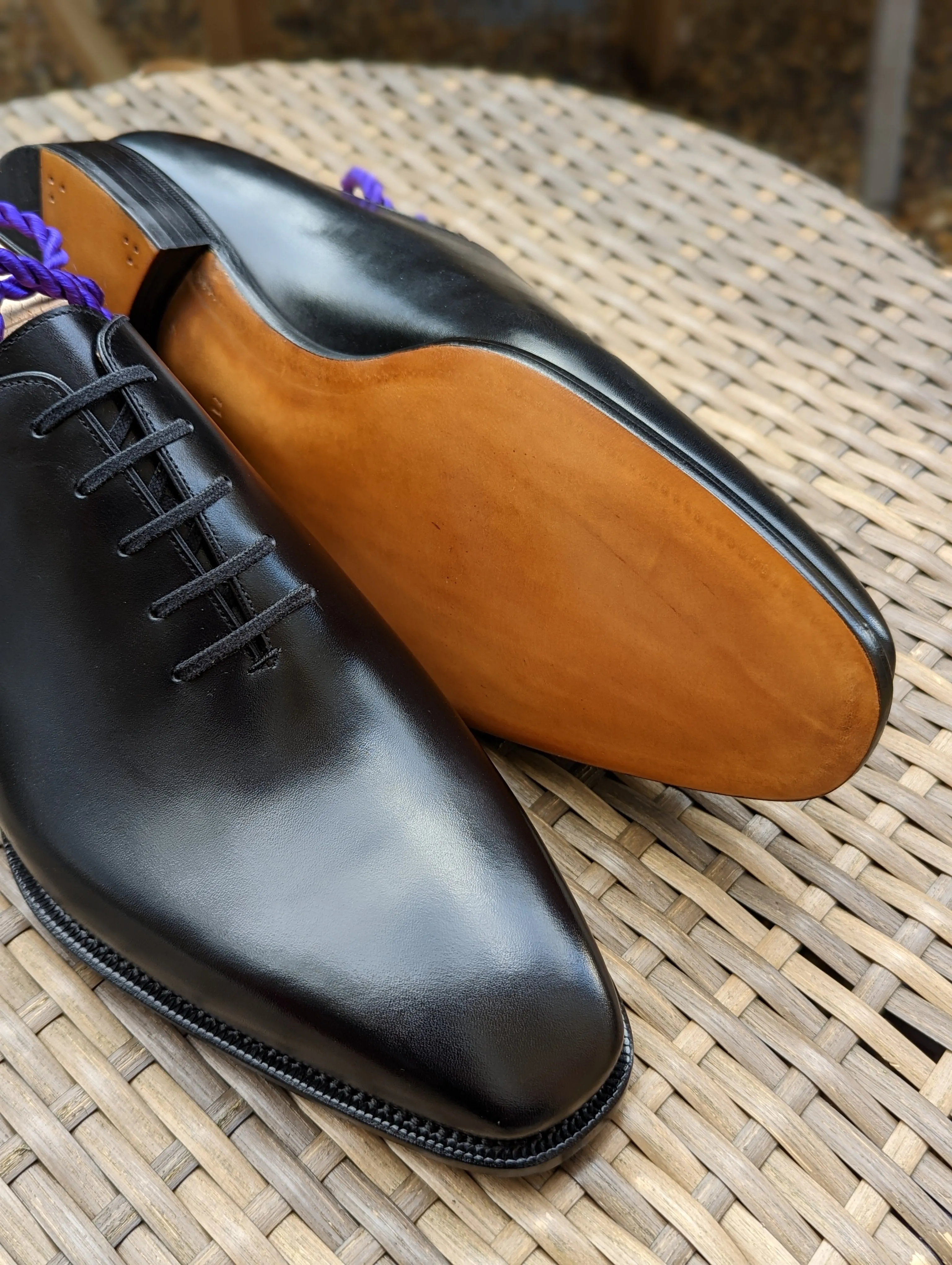 Ascot Wholecut - Black Calf