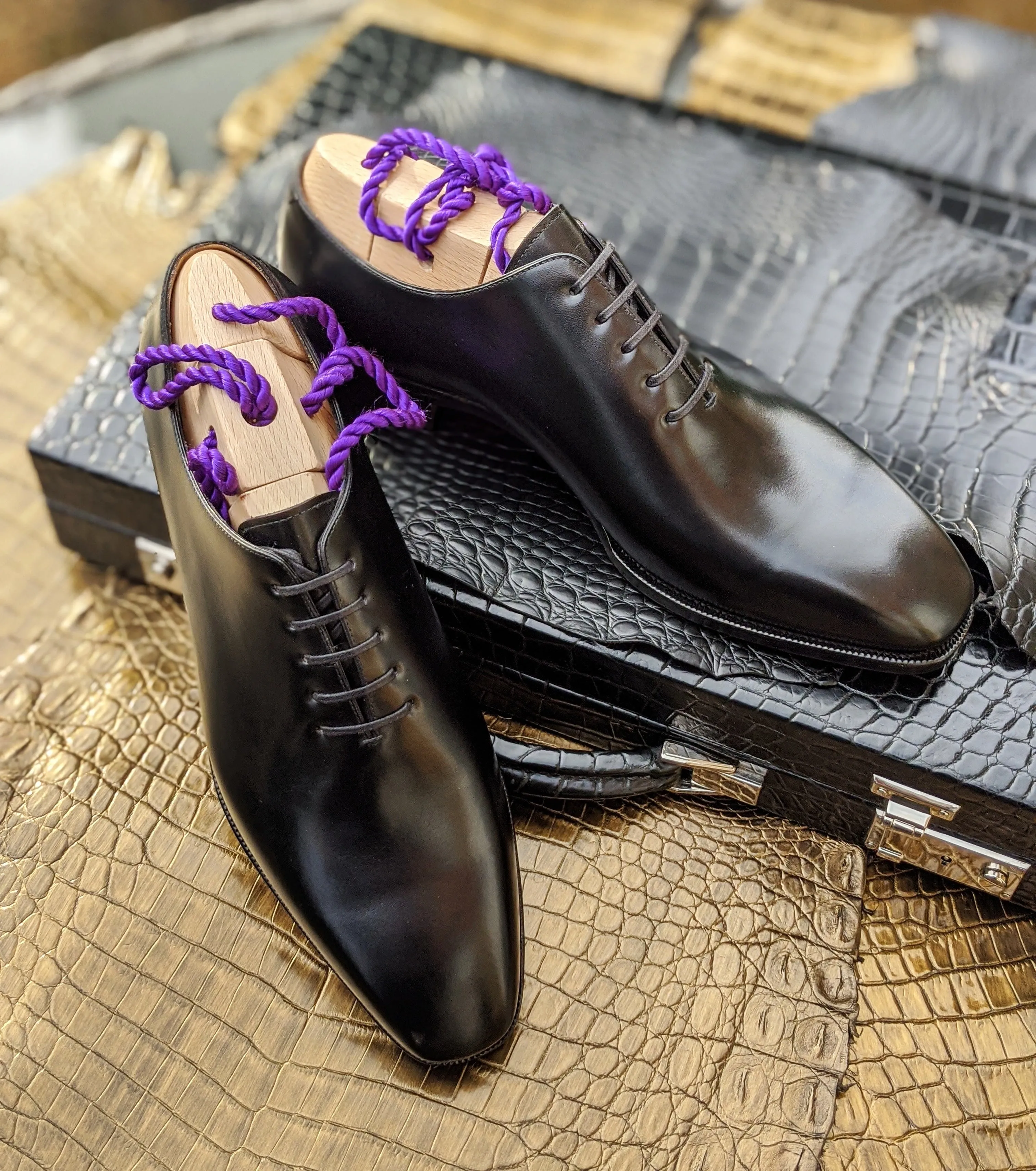 Ascot Wholecut - Black Calf