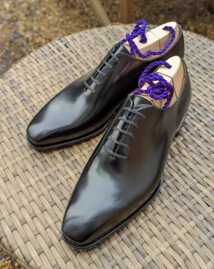Ascot Wholecut - Black Calf