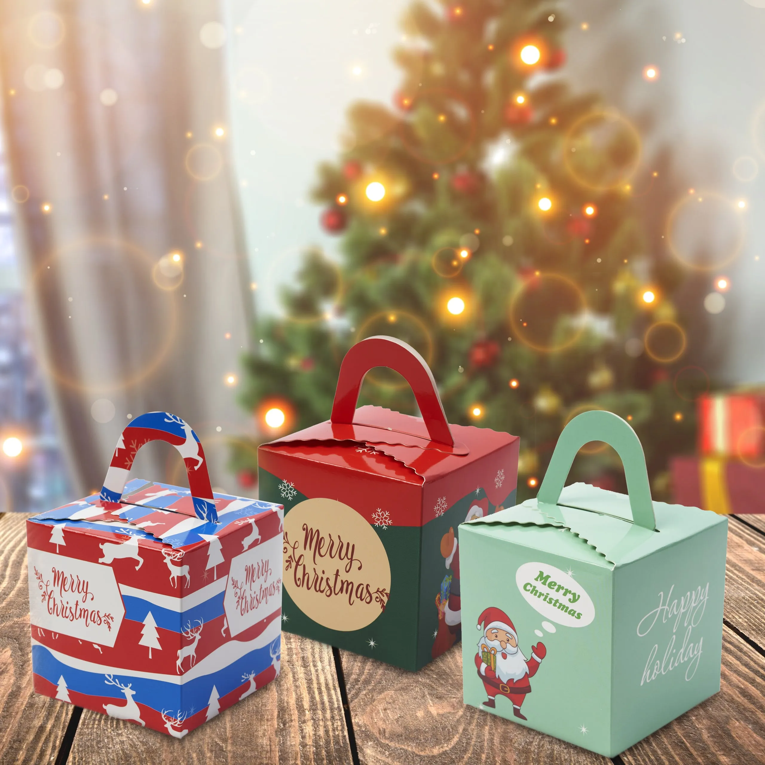 Assorted Festive Christmas Gift Boxes