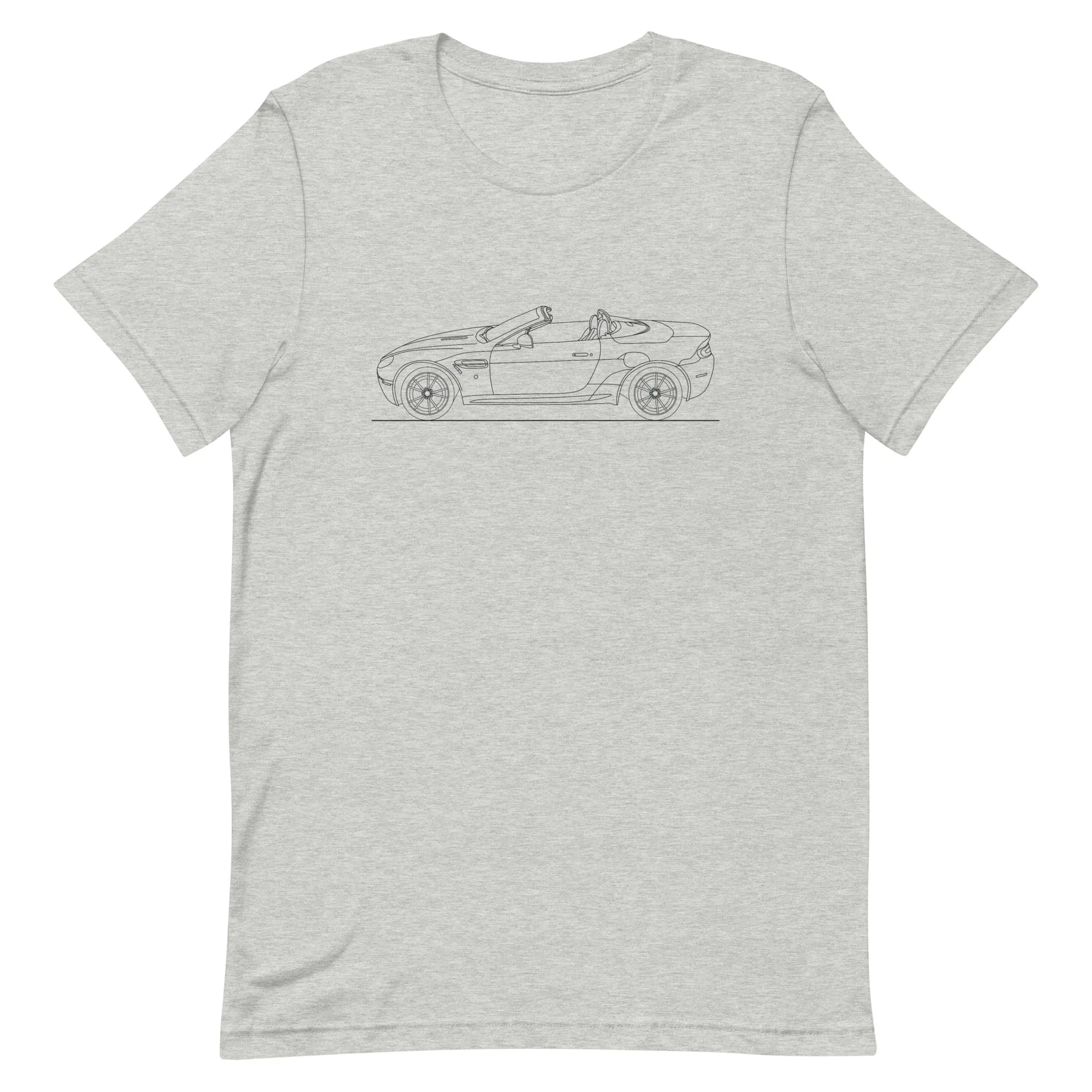 Aston Martin V8 Vantage Roadster Outline T-Shirt
