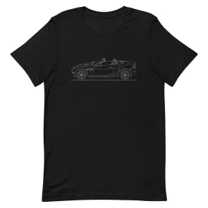 Aston Martin V8 Vantage Roadster Outline T-Shirt