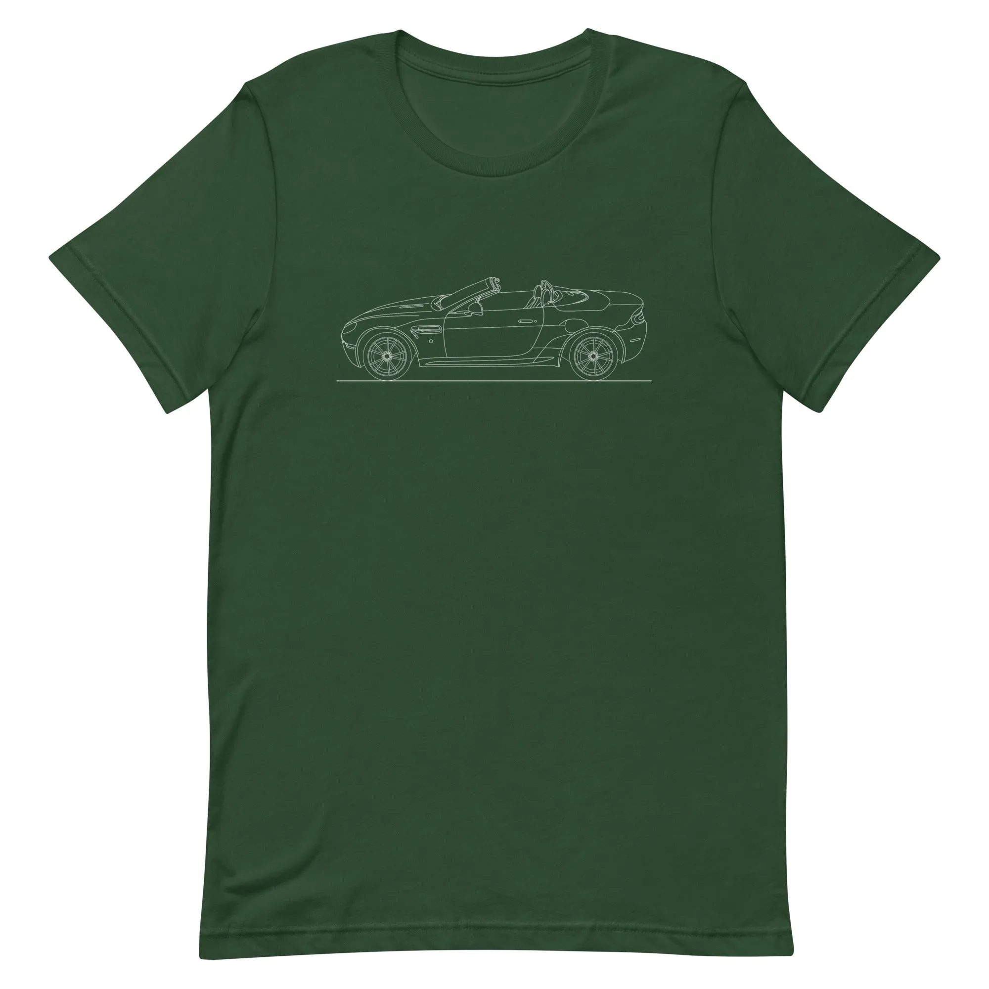 Aston Martin V8 Vantage Roadster Outline T-Shirt
