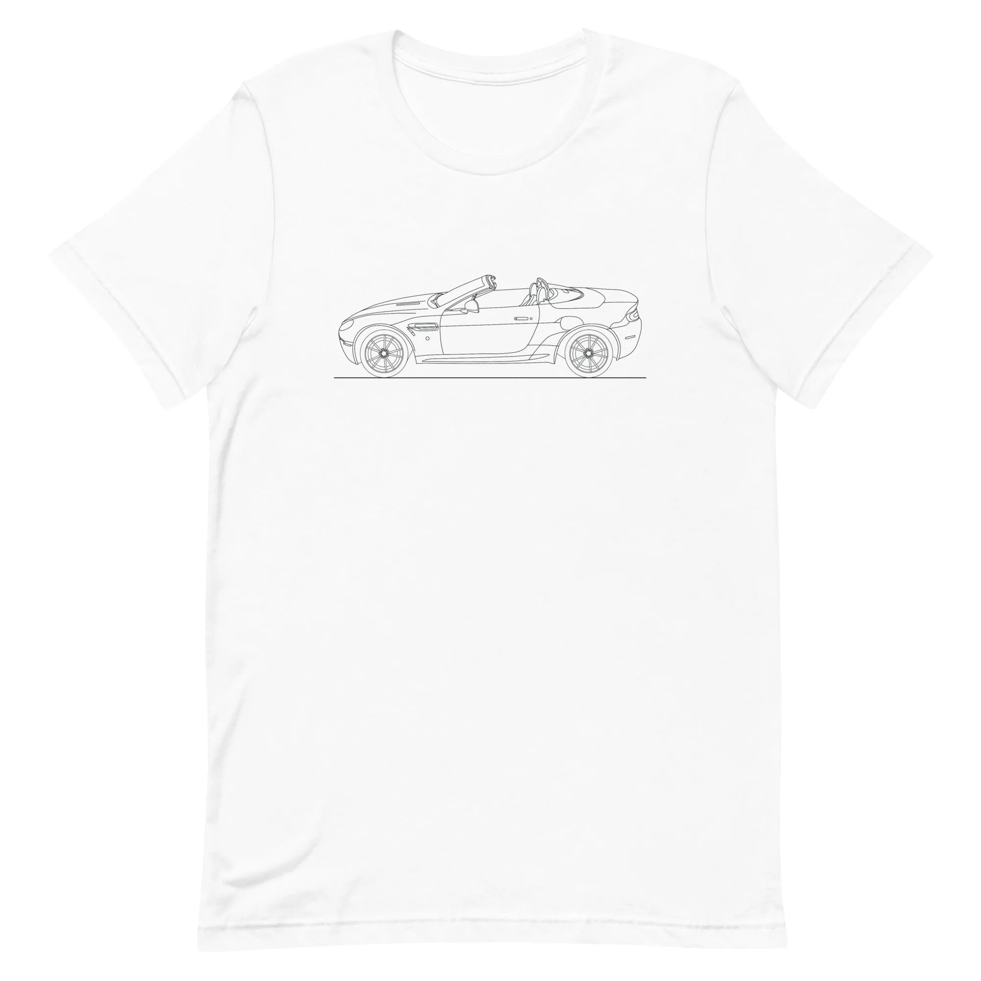 Aston Martin V8 Vantage Roadster Outline T-Shirt