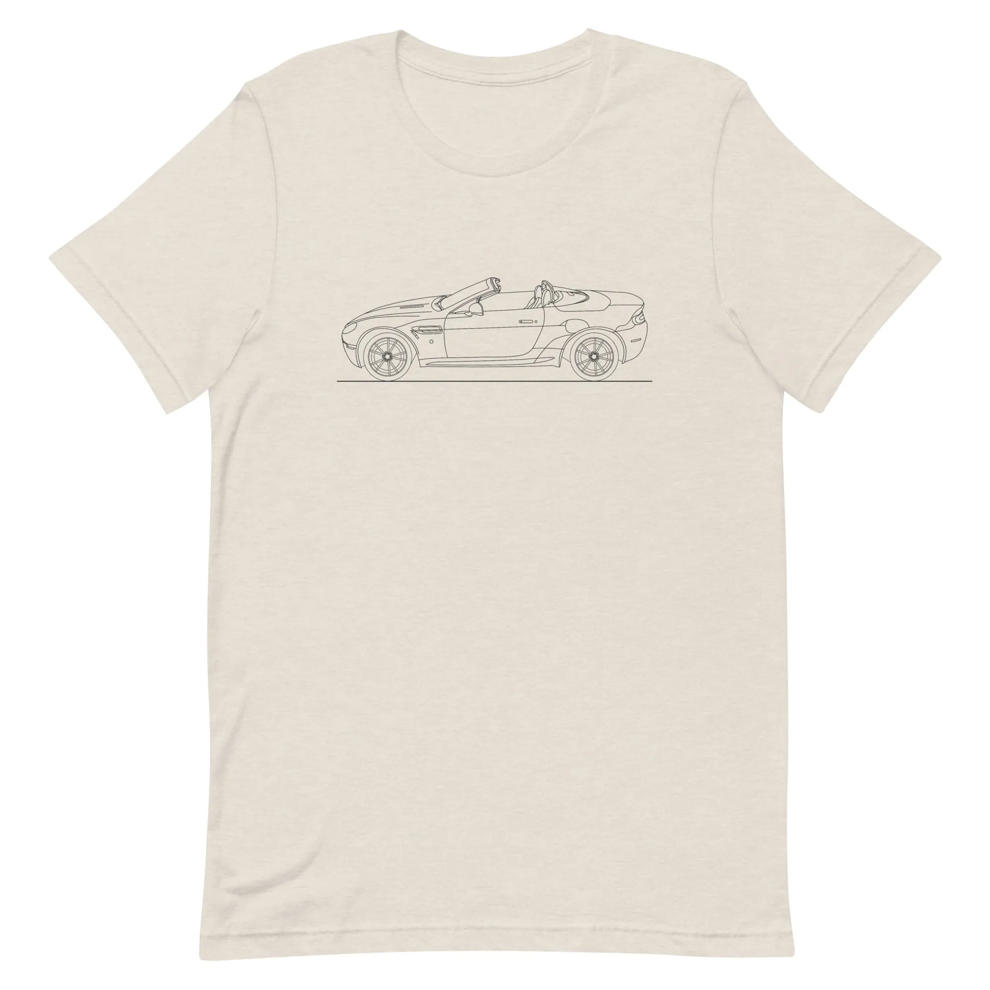 Aston Martin V8 Vantage Roadster Outline T-Shirt