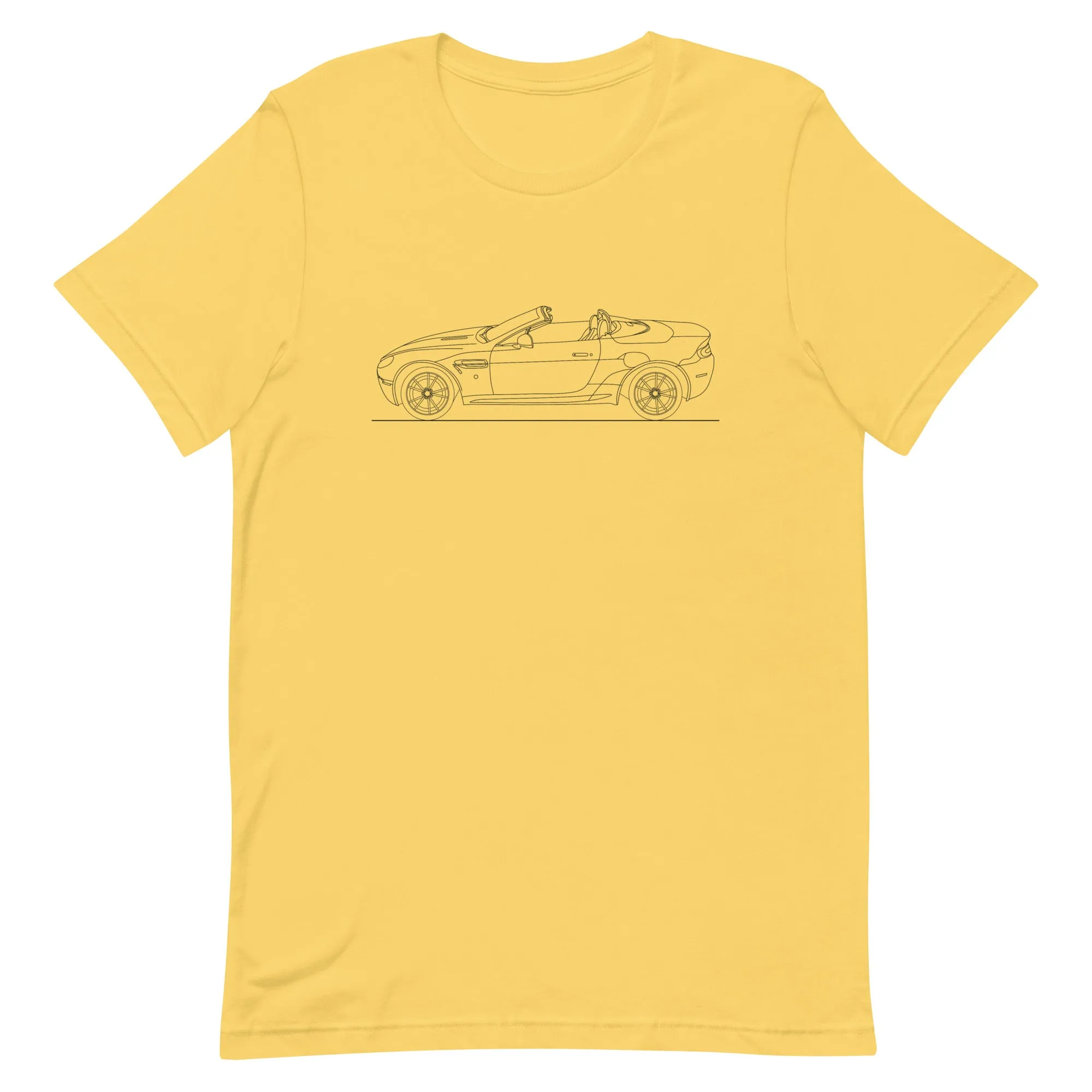 Aston Martin V8 Vantage Roadster Outline T-Shirt