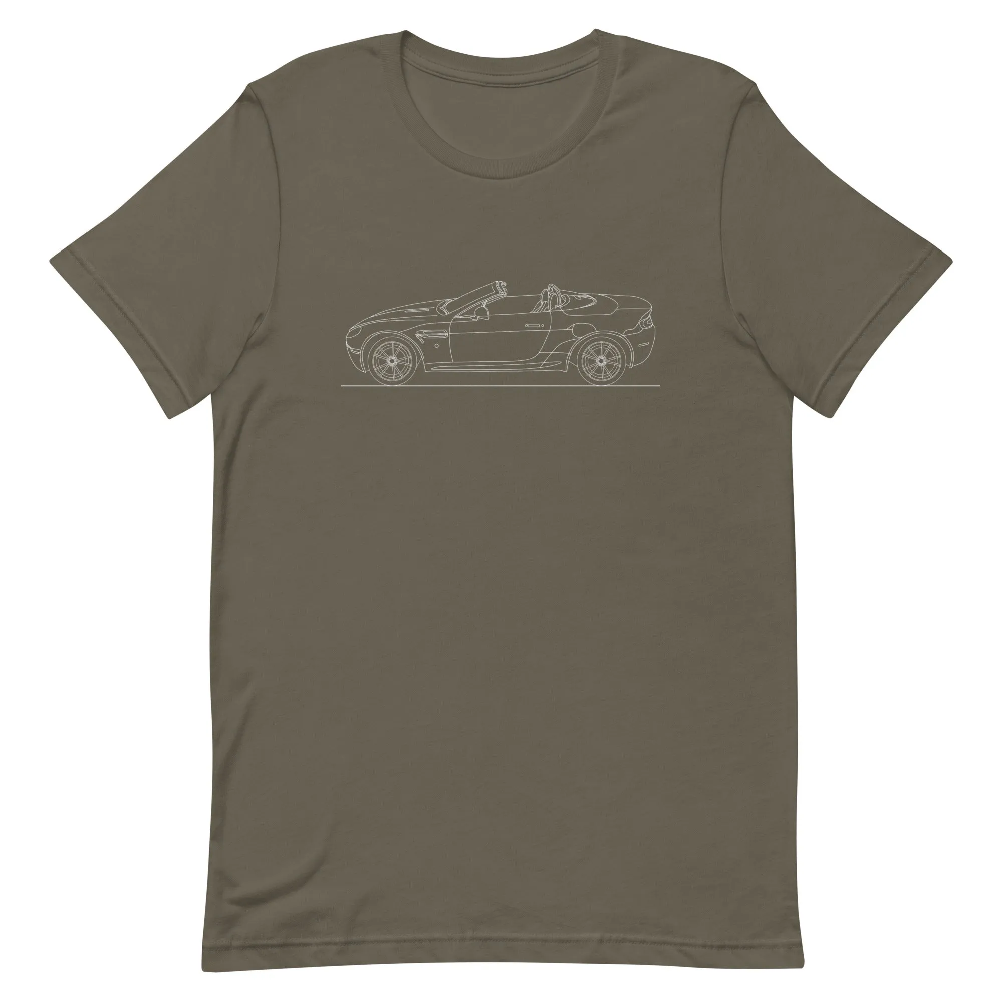 Aston Martin V8 Vantage Roadster Outline T-Shirt