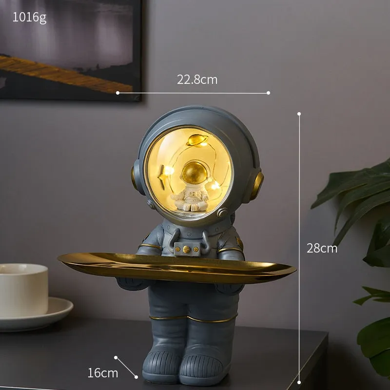 Astronaut Statue Storage Tray for Home