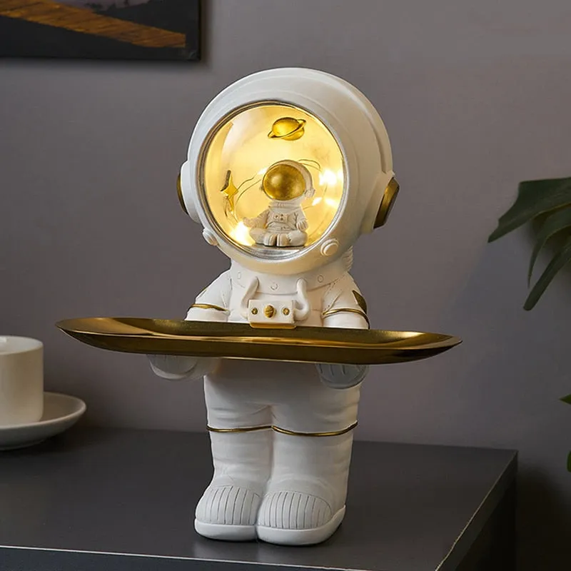 Astronaut Statue Storage Tray for Home