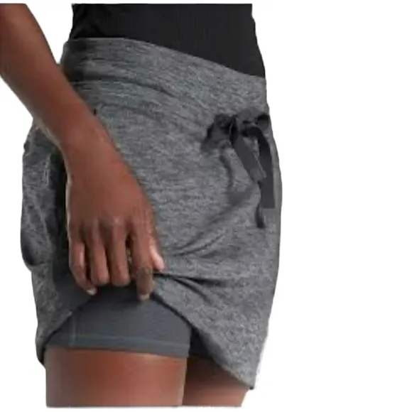 Athleta Metro Downtown Skort in Black Heather Sz S