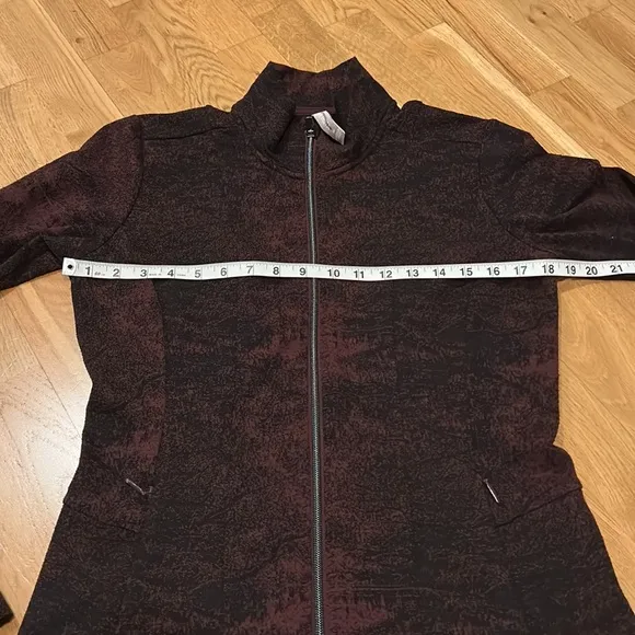 Athleta Shanti Salutation Jacquard Knit Jacket