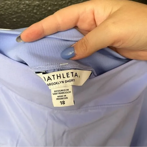 Athleta Brooklyn Short NEW Victorian Periwinkle 18