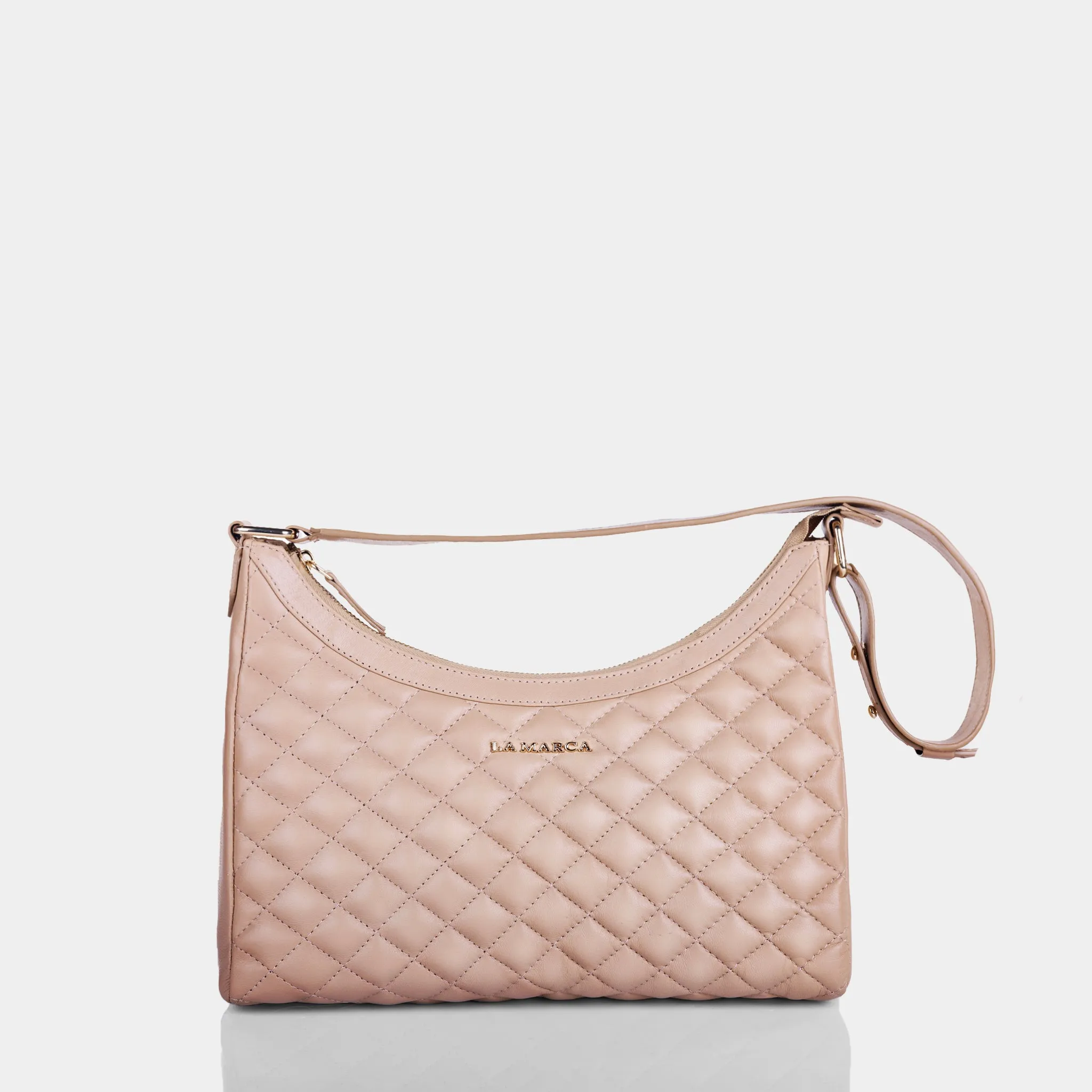 Audrey Hobo Bag (Beige)