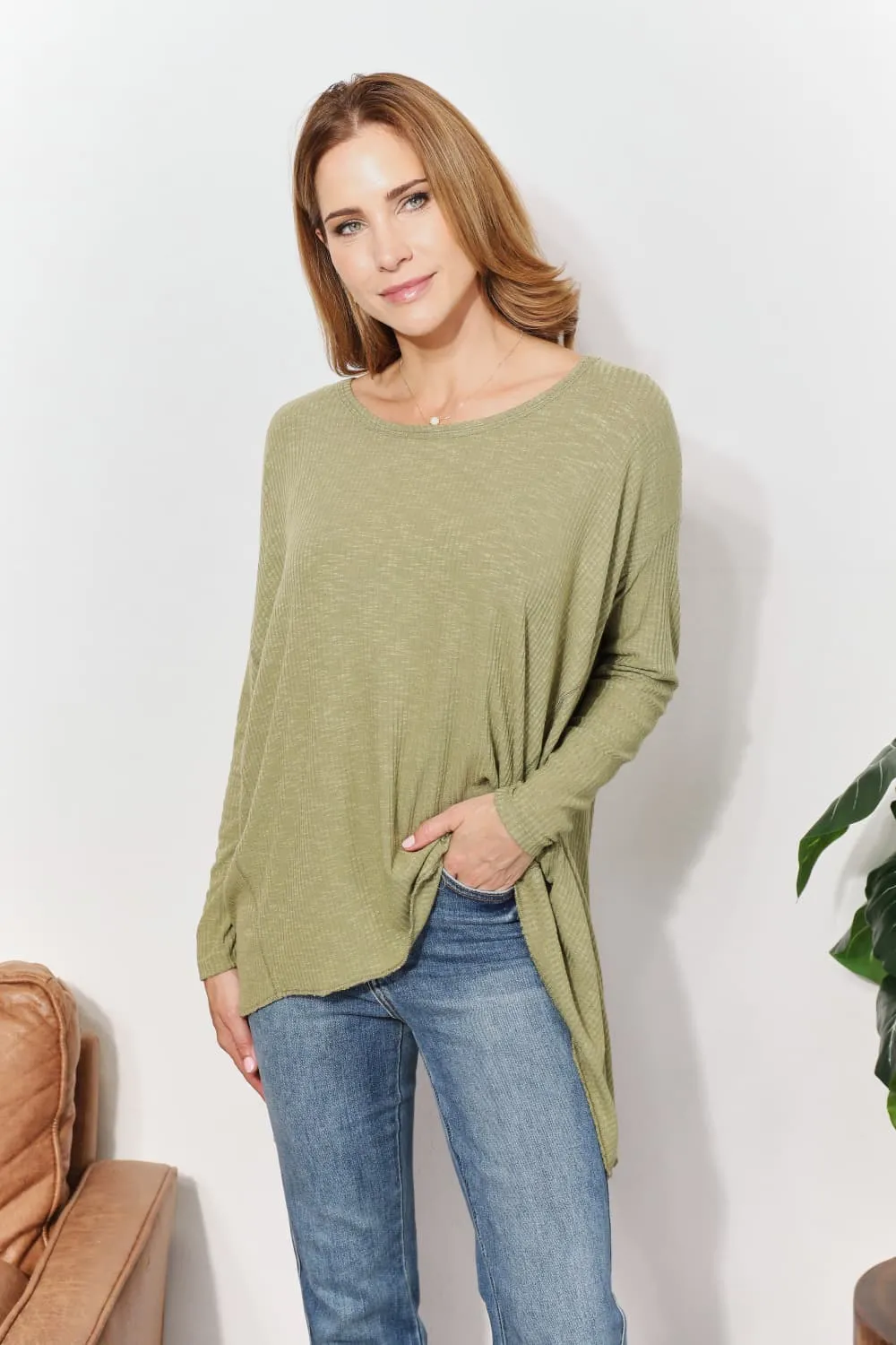 Autumn Days Top- Green*