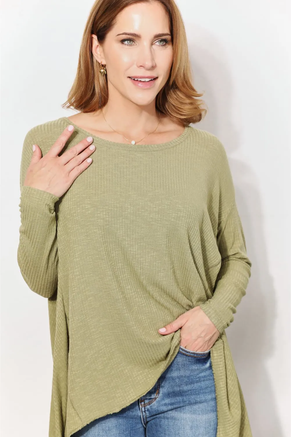 Autumn Days Top- Green*