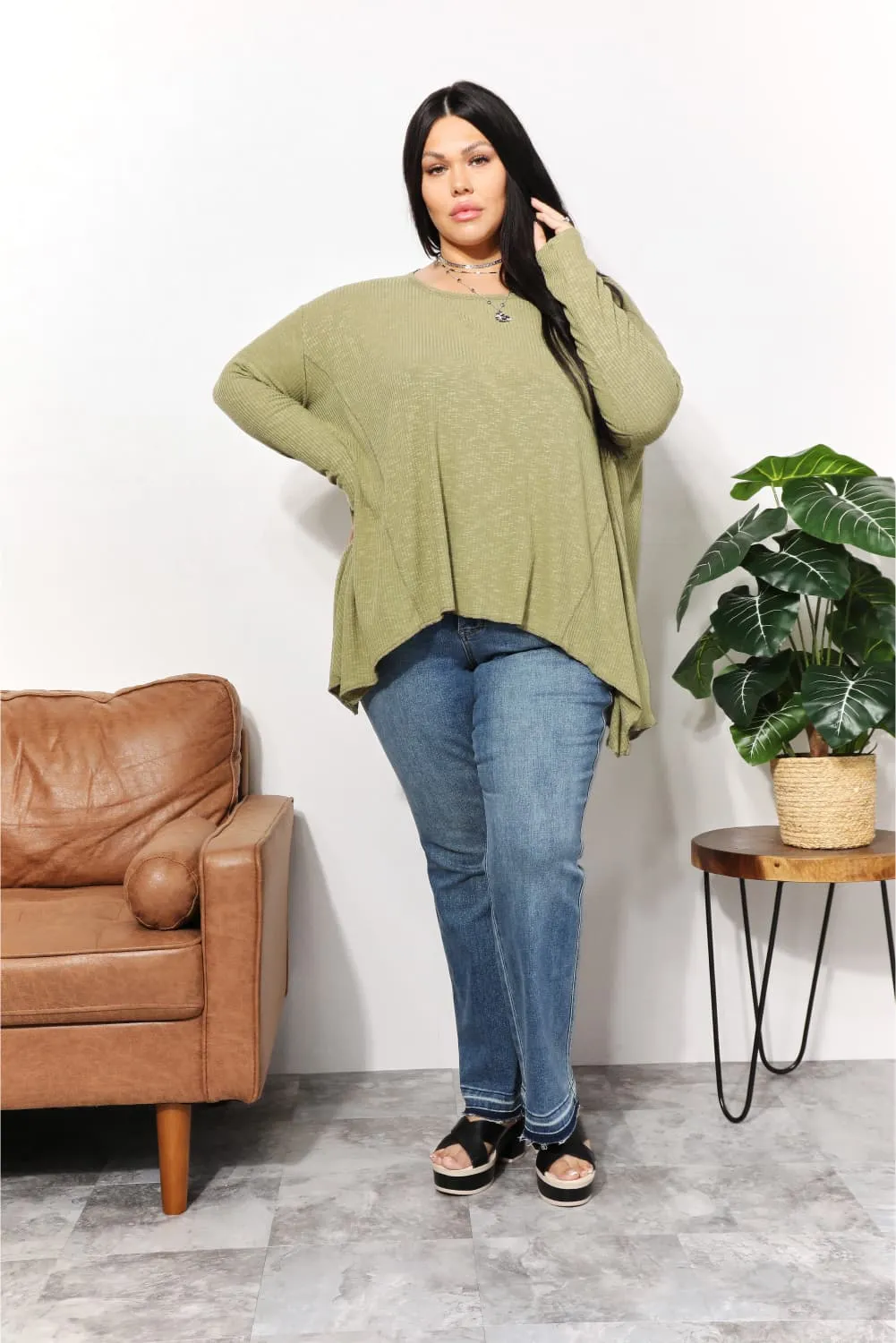 Autumn Days Top- Green*