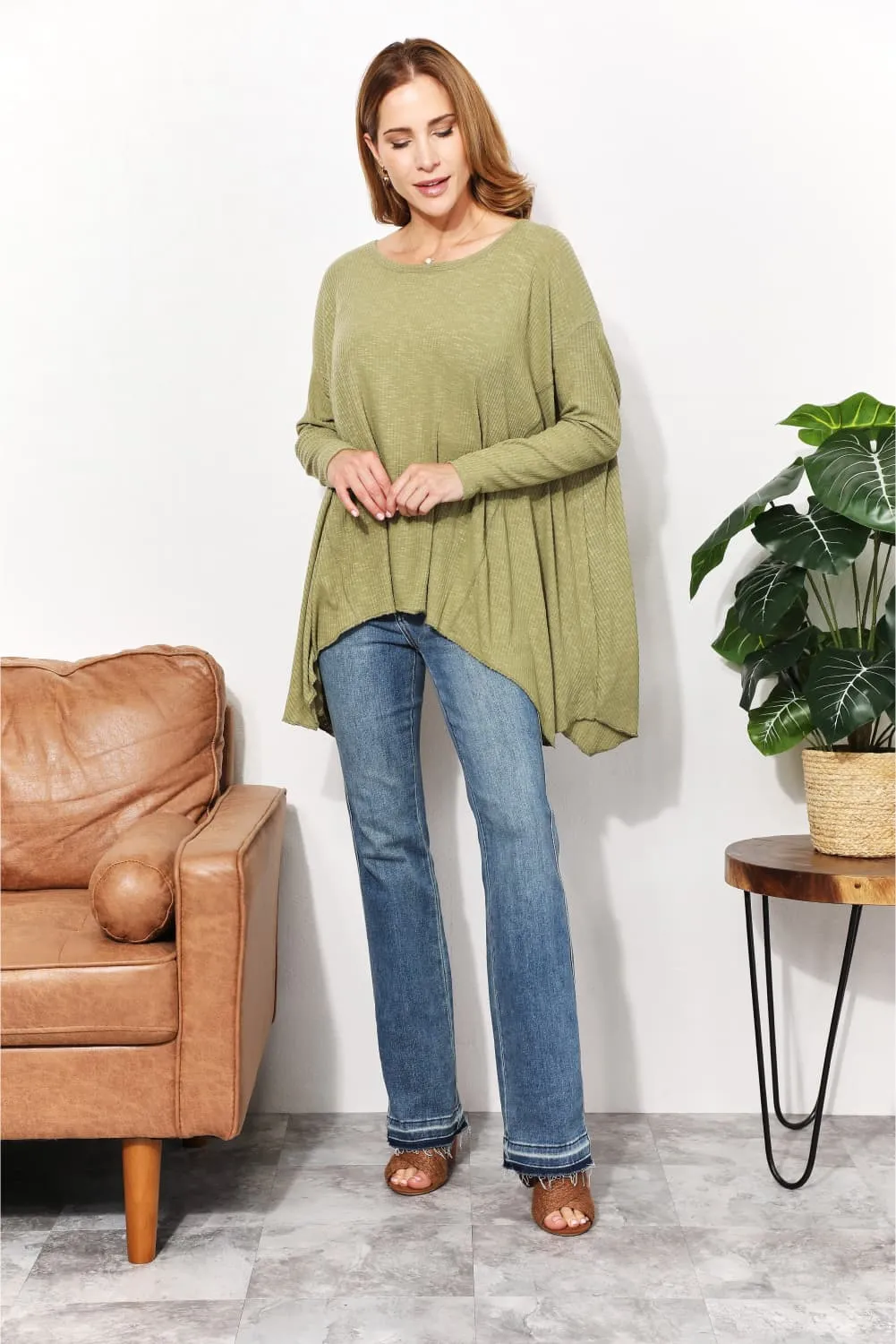 Autumn Days Top- Green*