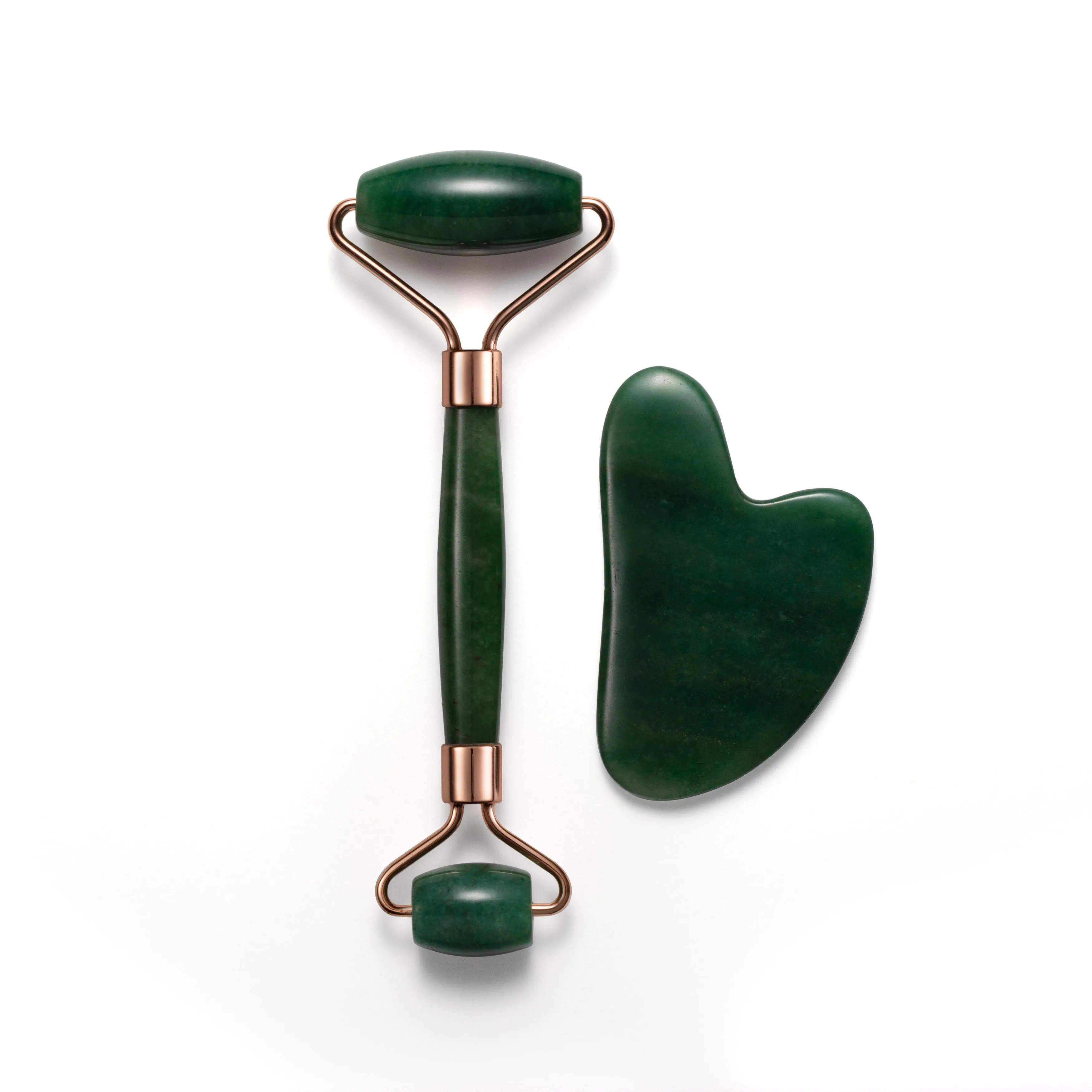 Aventurine Facial Roller Set