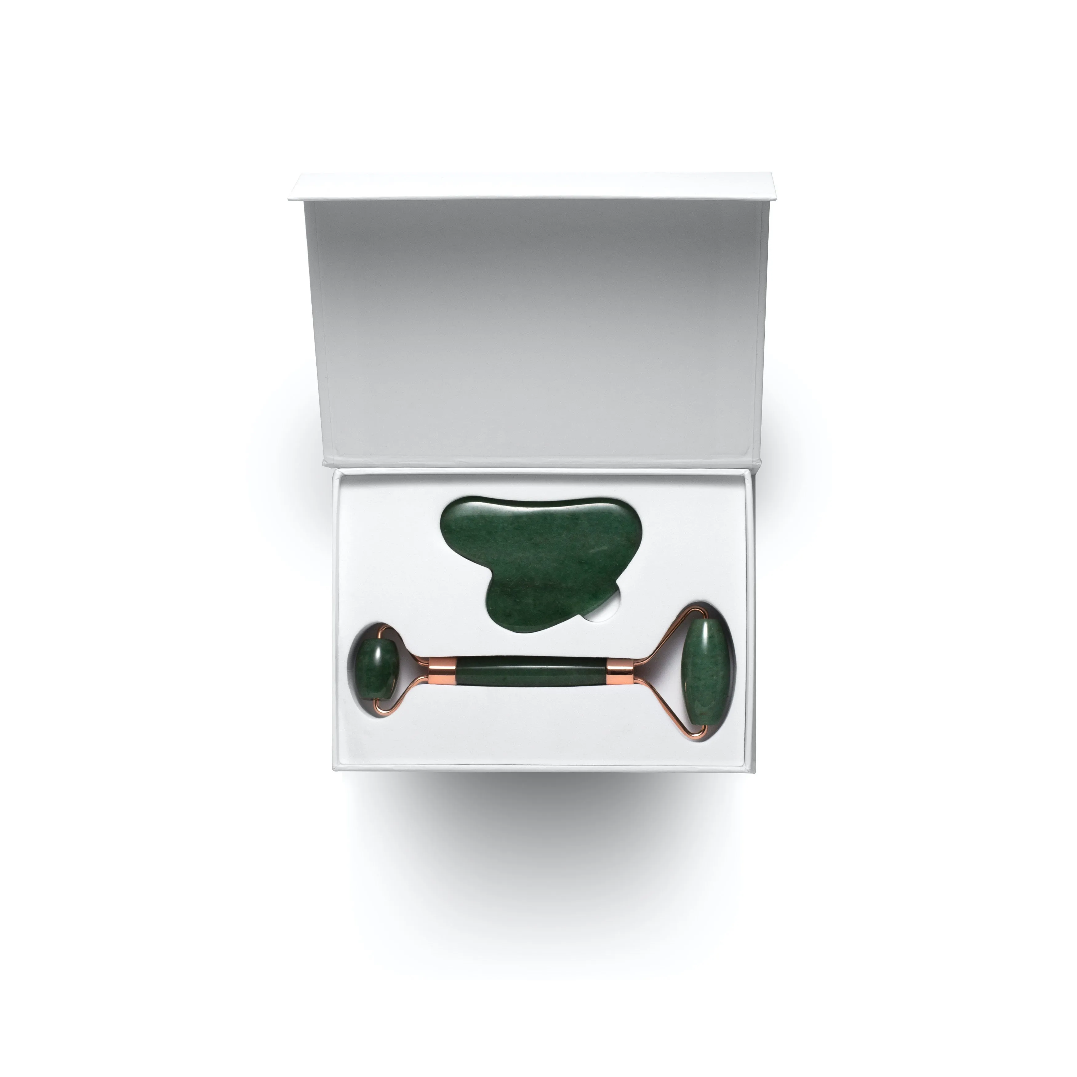 Aventurine Facial Roller Set