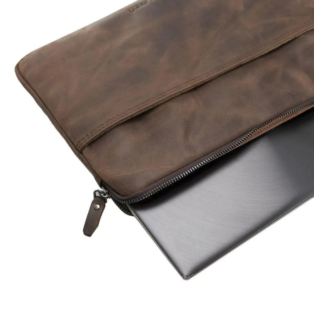 AWE Genuine Leather Sleeves / Cases for 11", 13", 15", 16" MacBook and iPad