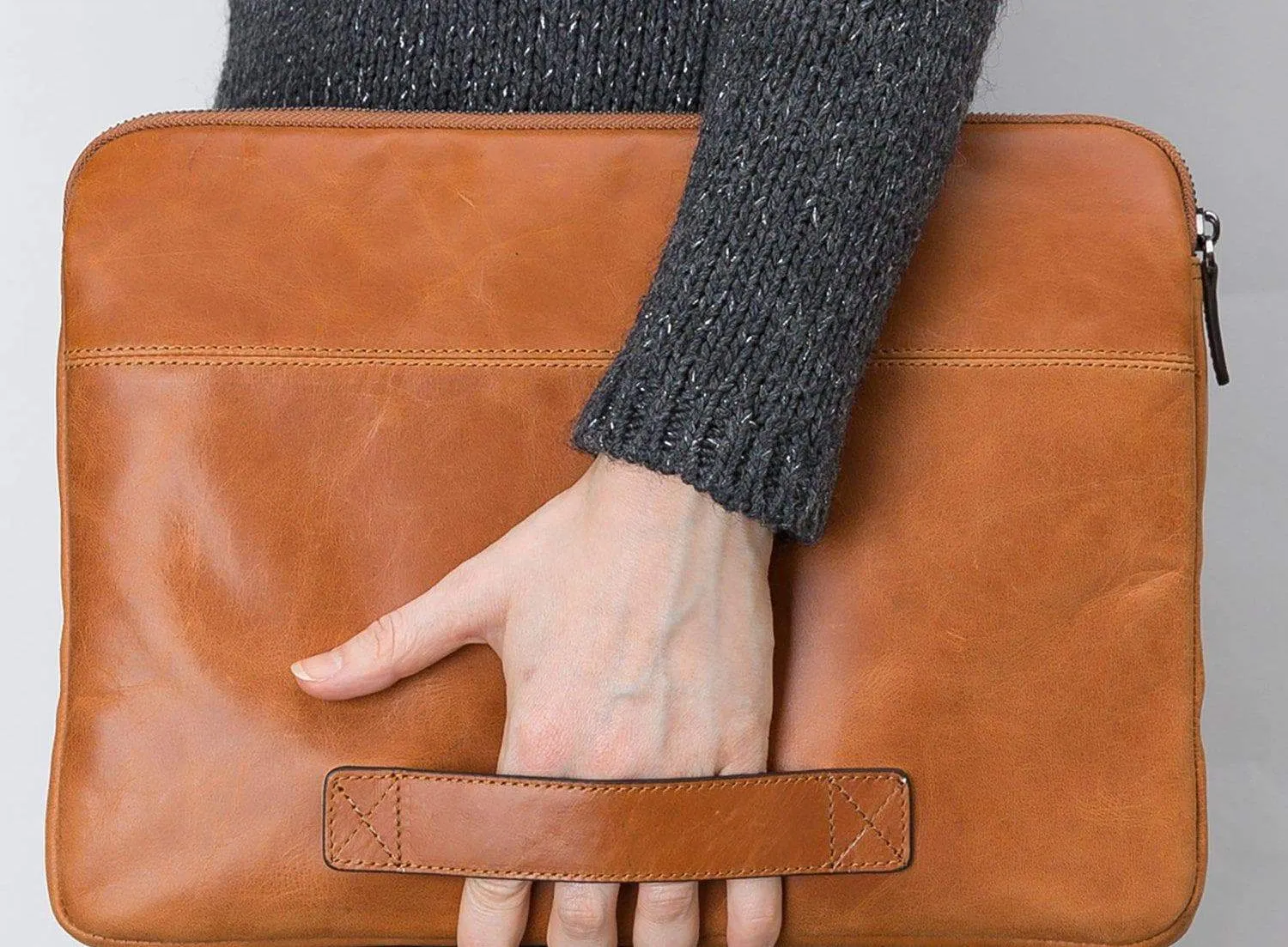 AWE Genuine Leather Sleeves / Cases for 11", 13", 15", 16" MacBook and iPad
