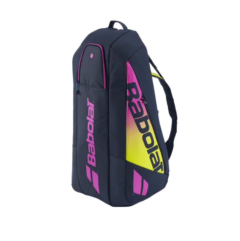 Babolat Pure Aero Rafa 6 Pack Racquet Bag (Black/Yellow/Pink)