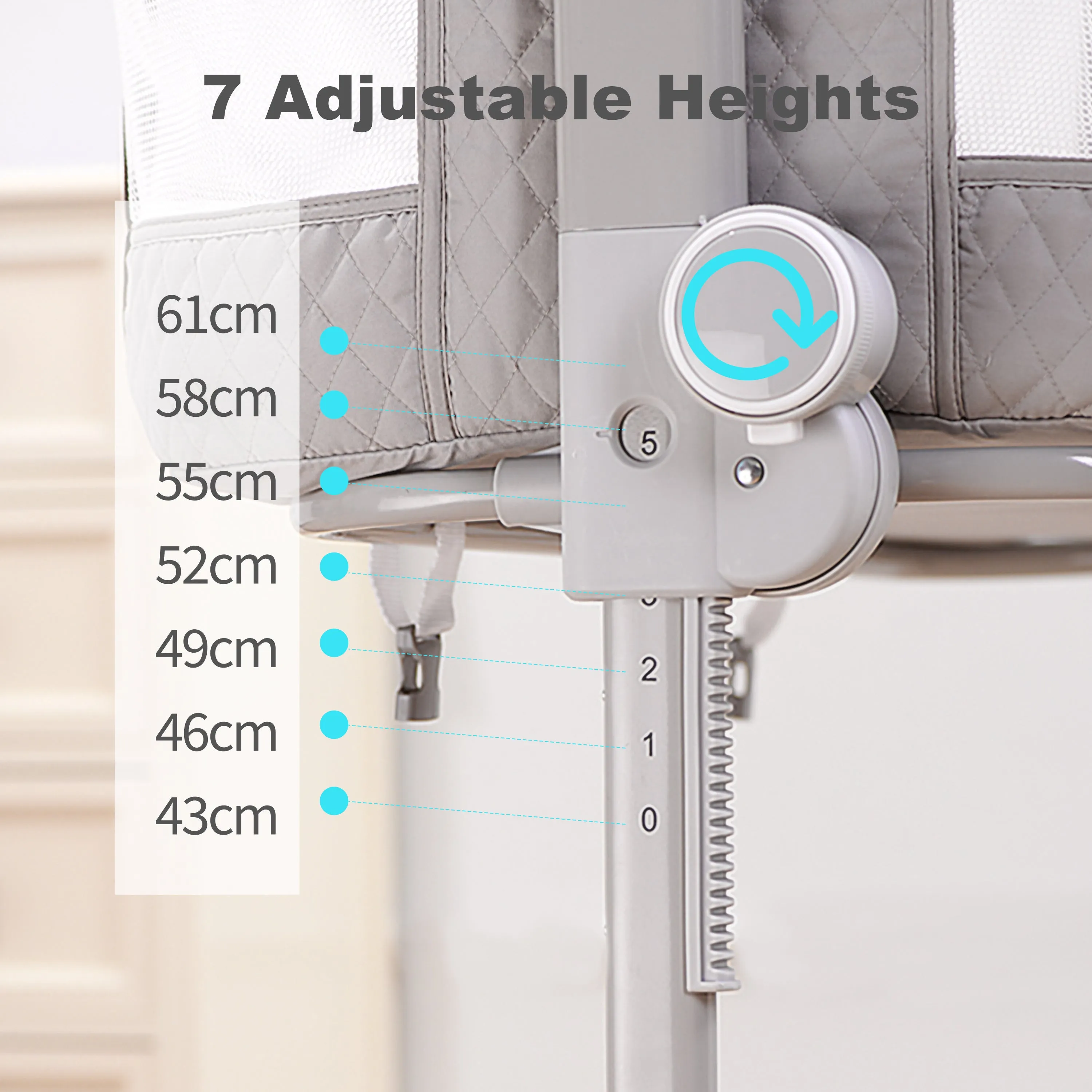 Baby Bassinet Bedside Crib