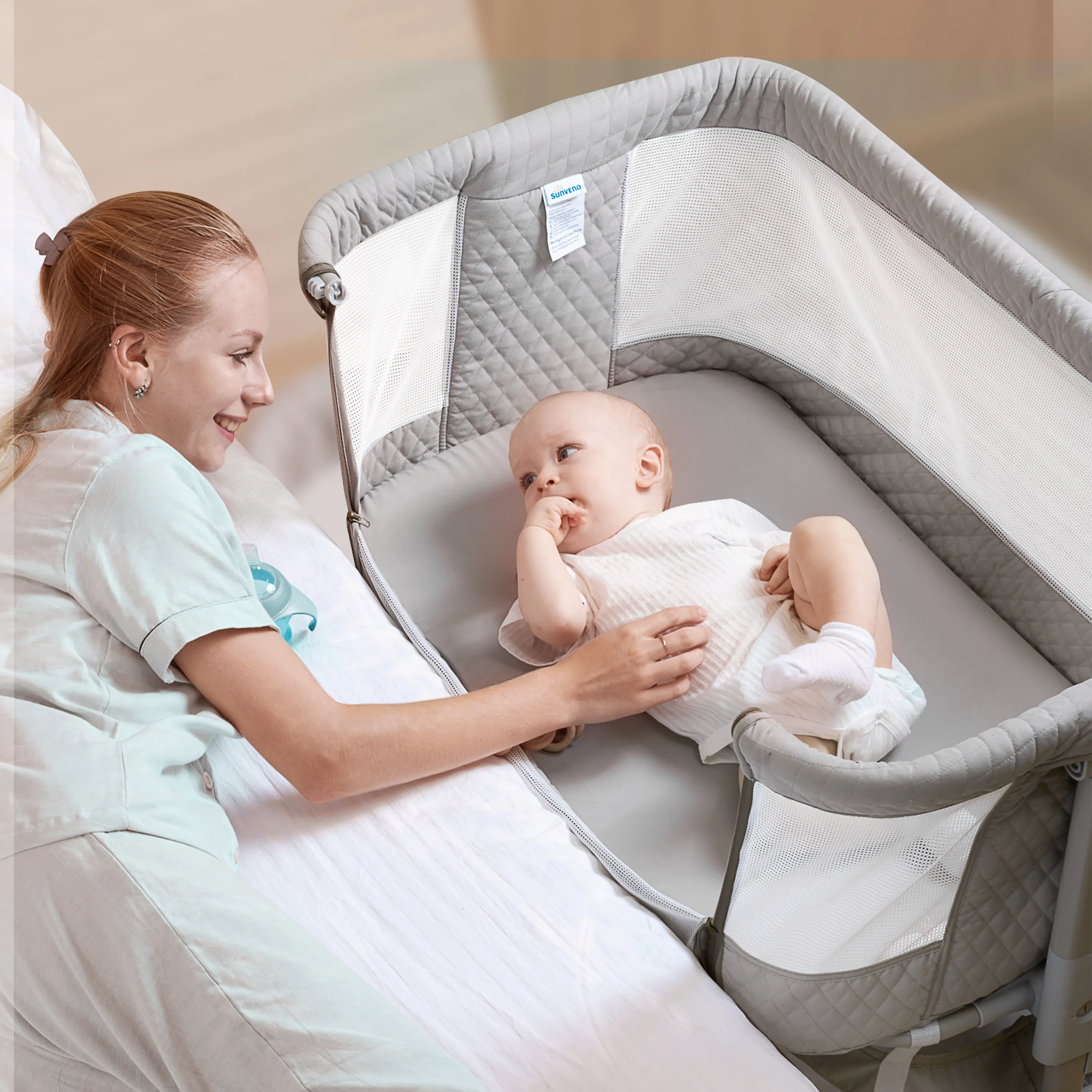 Baby Bassinet Bedside Crib
