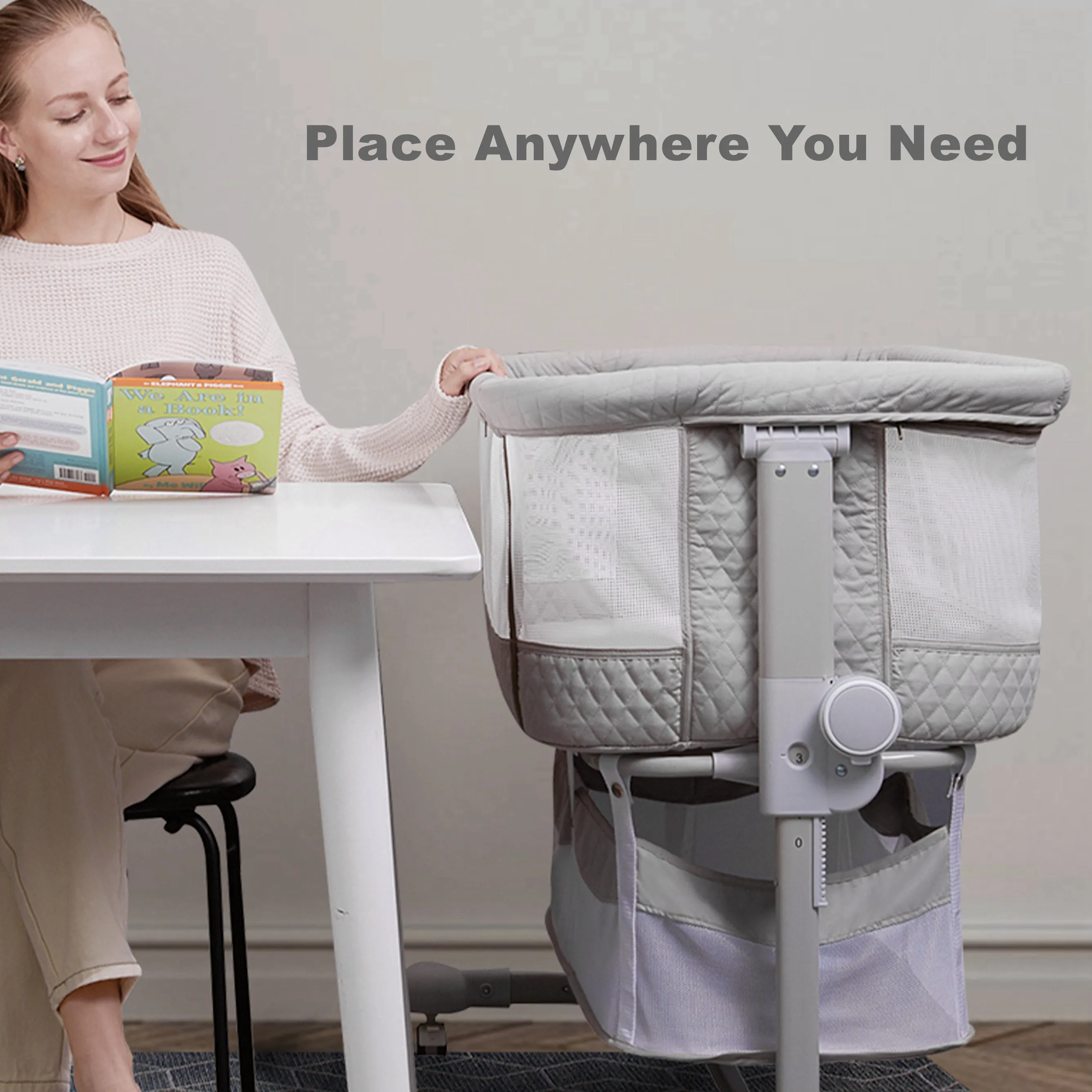 Baby Bassinet Bedside Crib