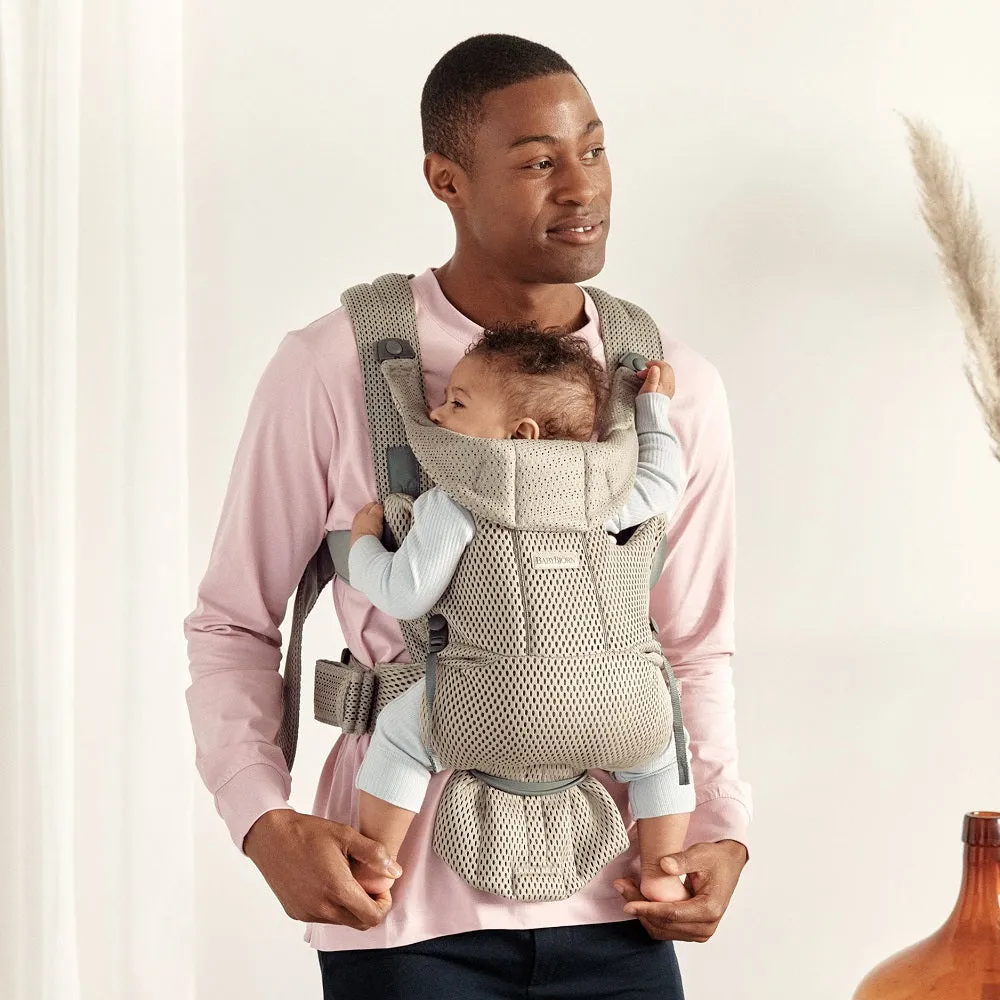 Baby Bjorn Baby Carrier Free 3D Mesh (Grey Beige)