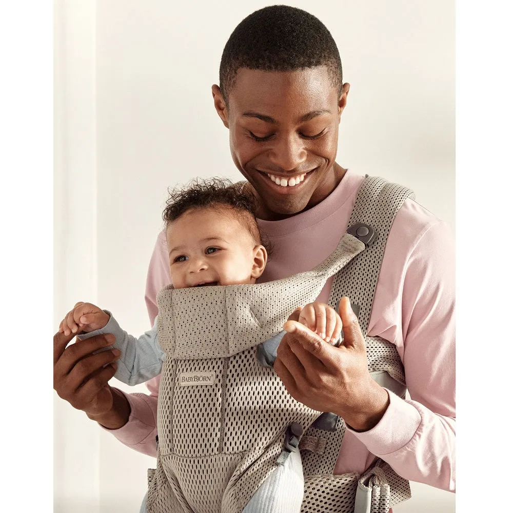 Baby Bjorn Baby Carrier Free 3D Mesh (Grey Beige)