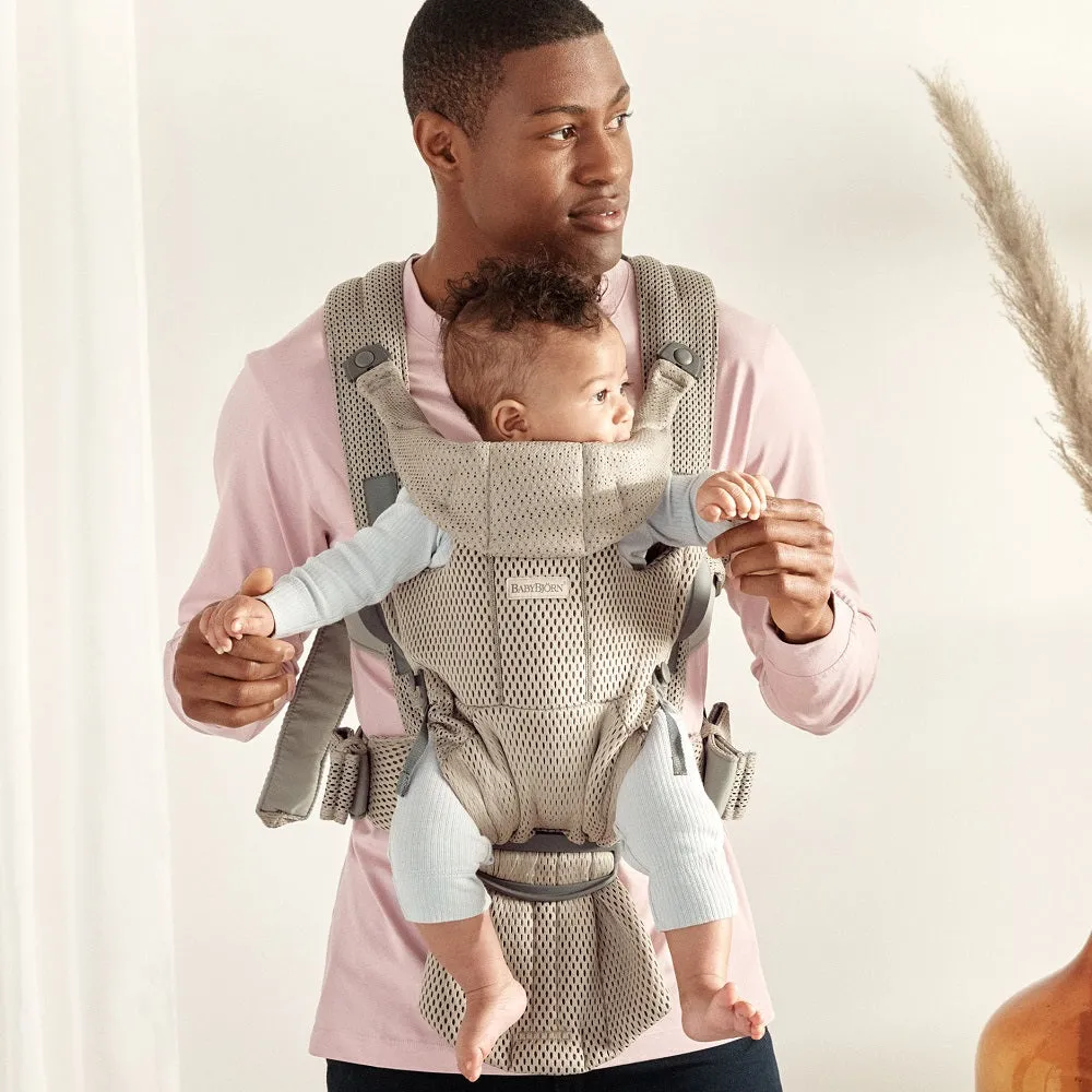 Baby Bjorn Baby Carrier Free 3D Mesh (Grey Beige)