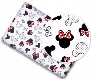 Baby Fitted Sheet 100% Cotton Mattress Toddler Bed 140x70cm Little Mouse