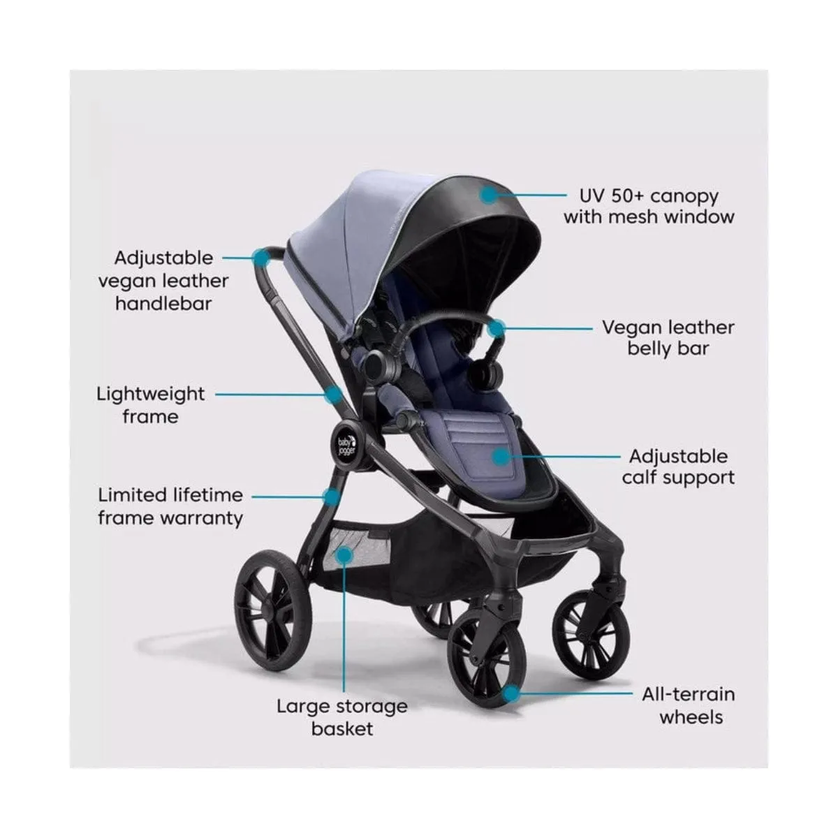 Baby Jogger City Sights Bundle inc Carrycot - Commuter