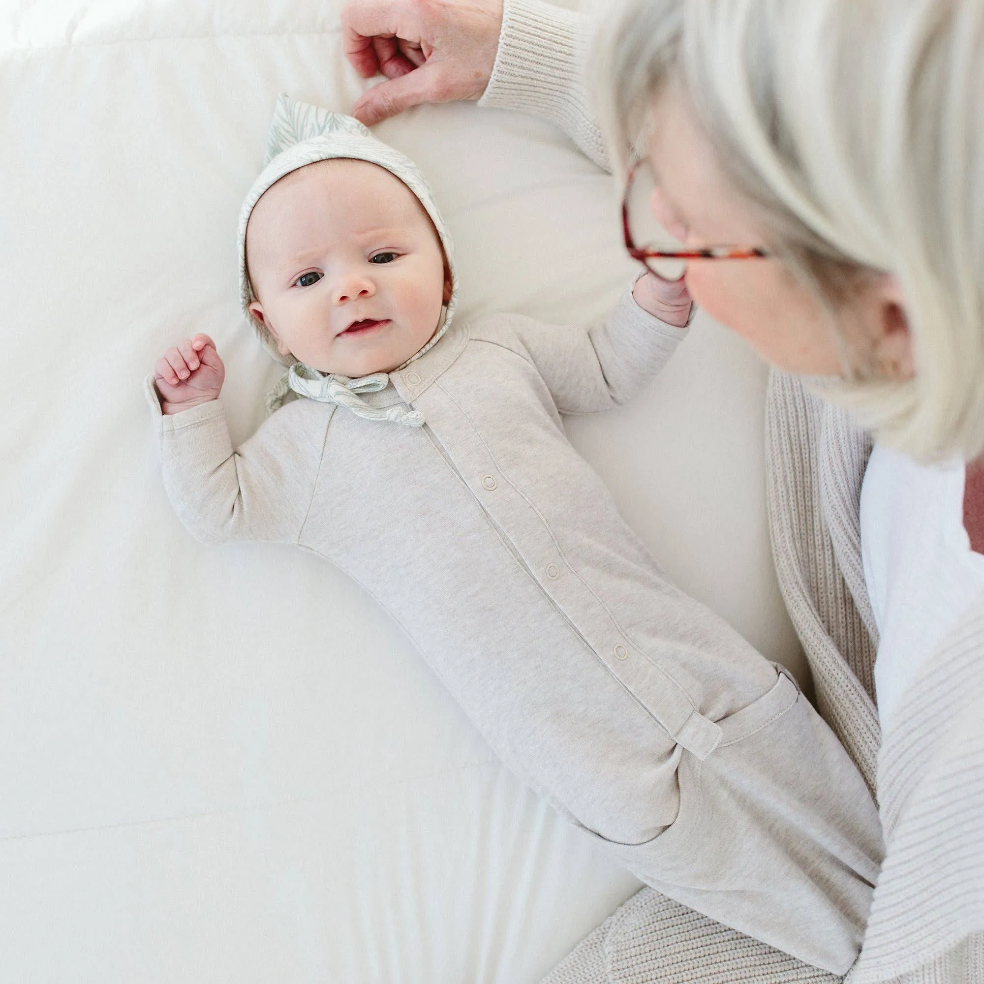 Baby Sleeping Sack / Gown - Marl Grey