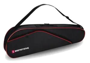 BadmintonHQ 3 Racket Badminton Bag - Black / Red
